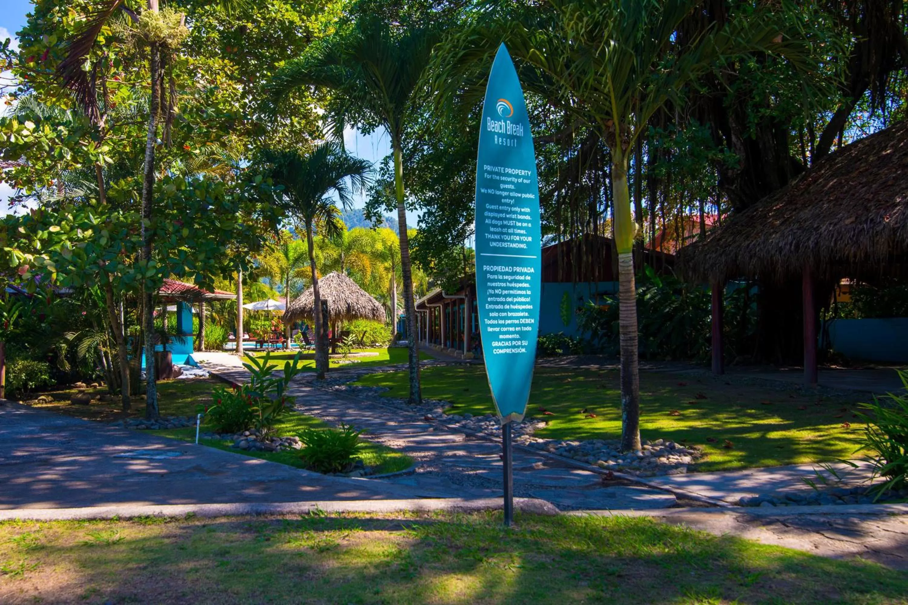 Garden in Beach Break Resort