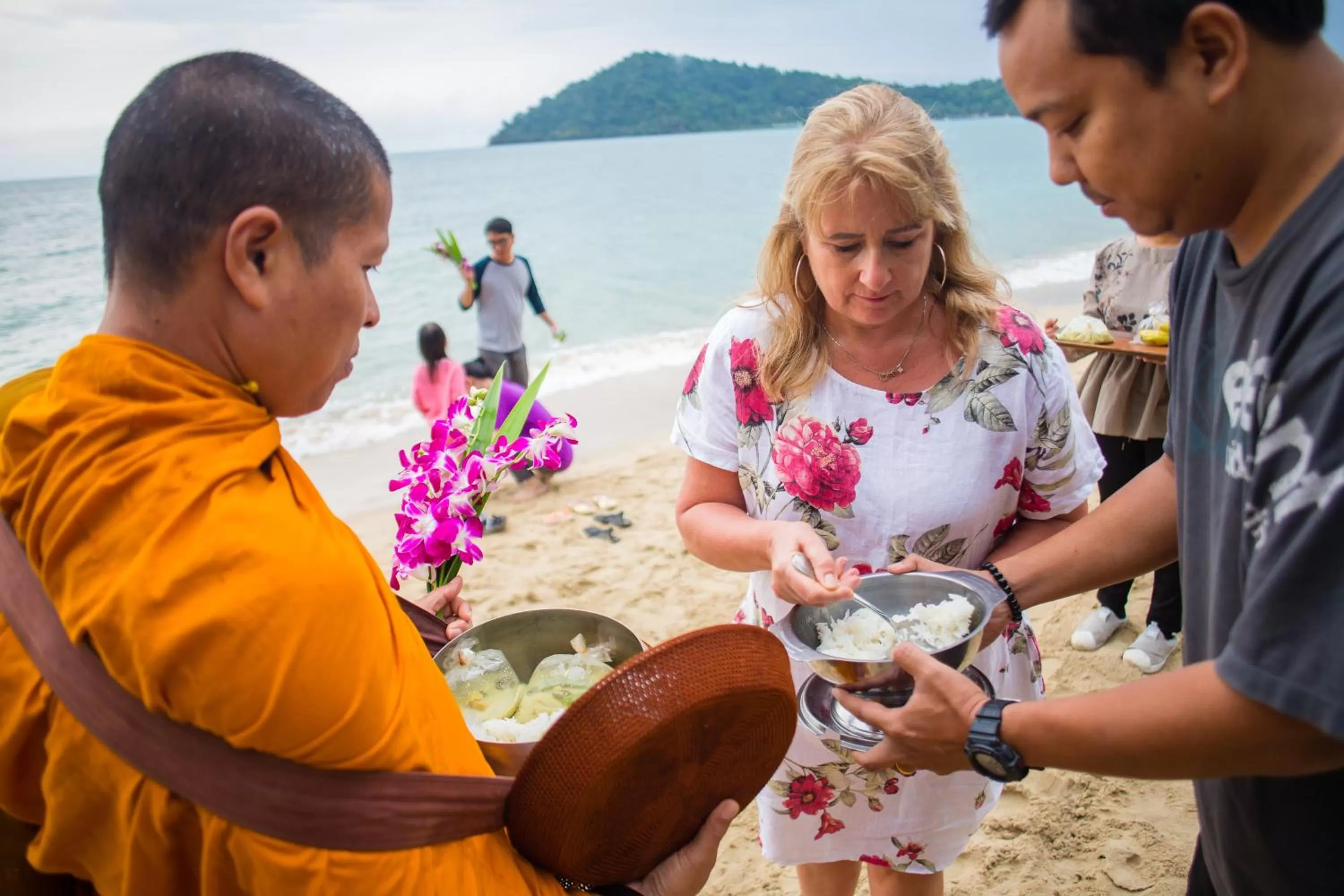 People in Chivapuri Beach Resort