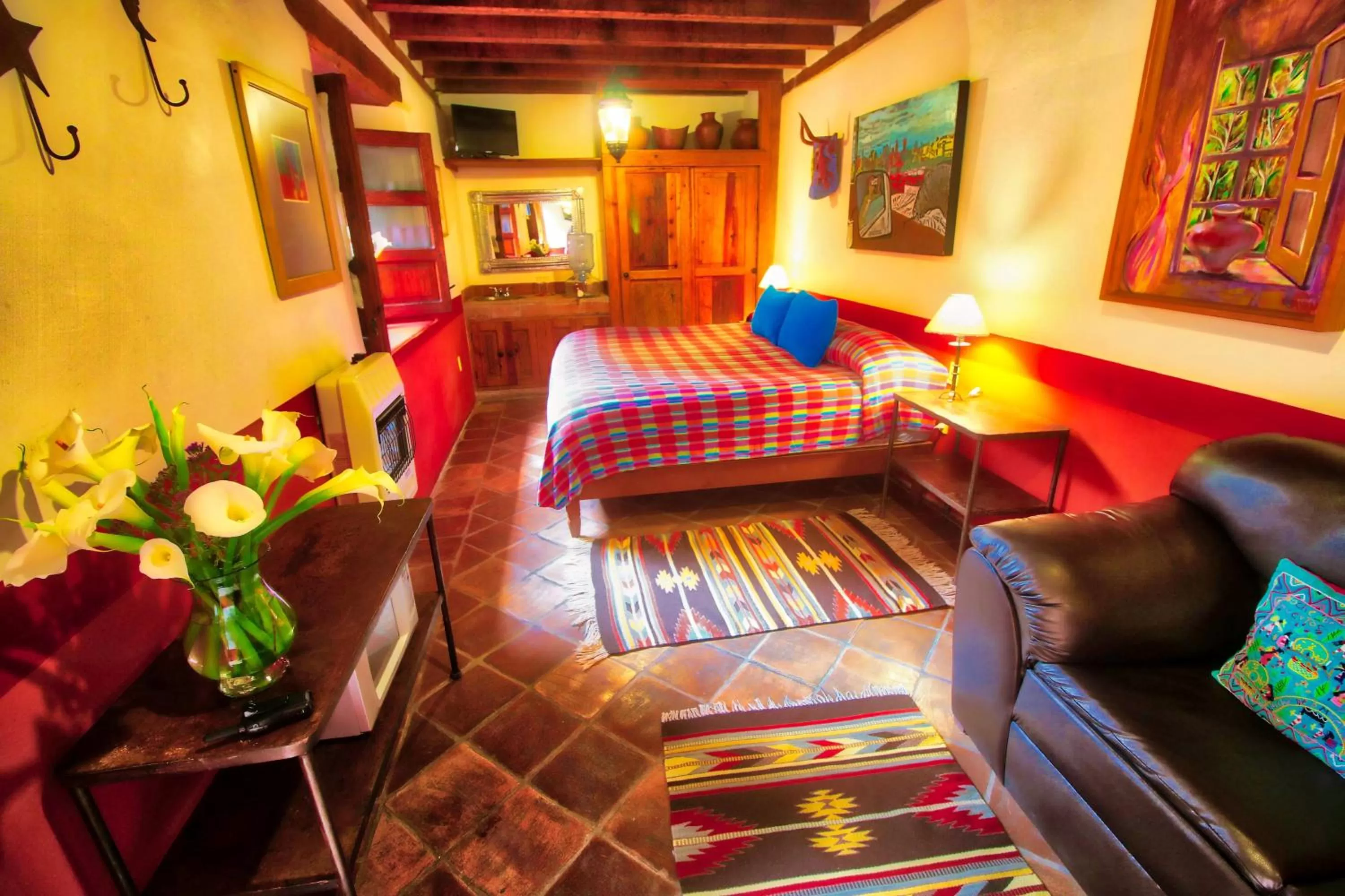 Seating area in Hotel Casa Encantada