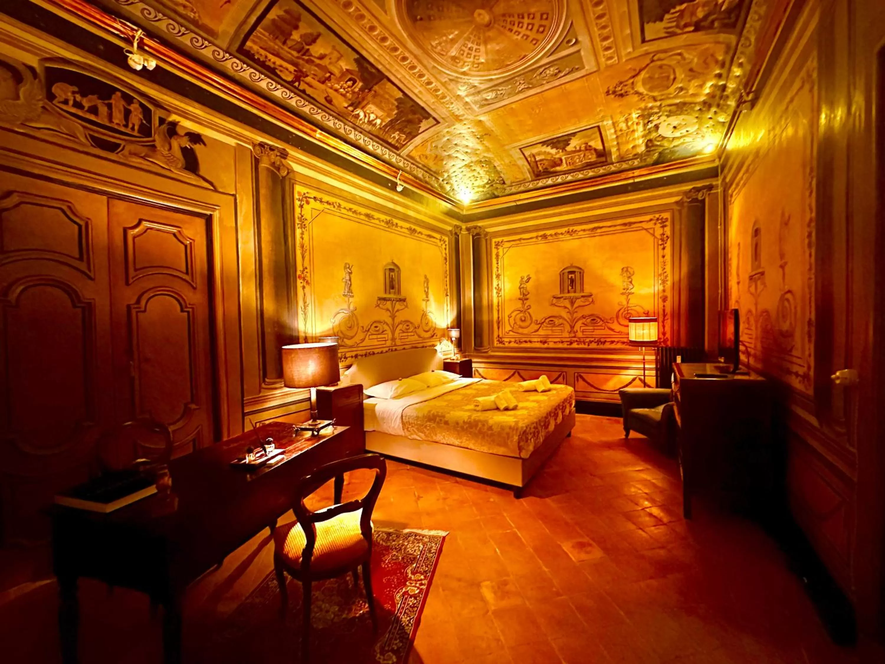 Bedroom, Bed in Casa Santangelo Suites