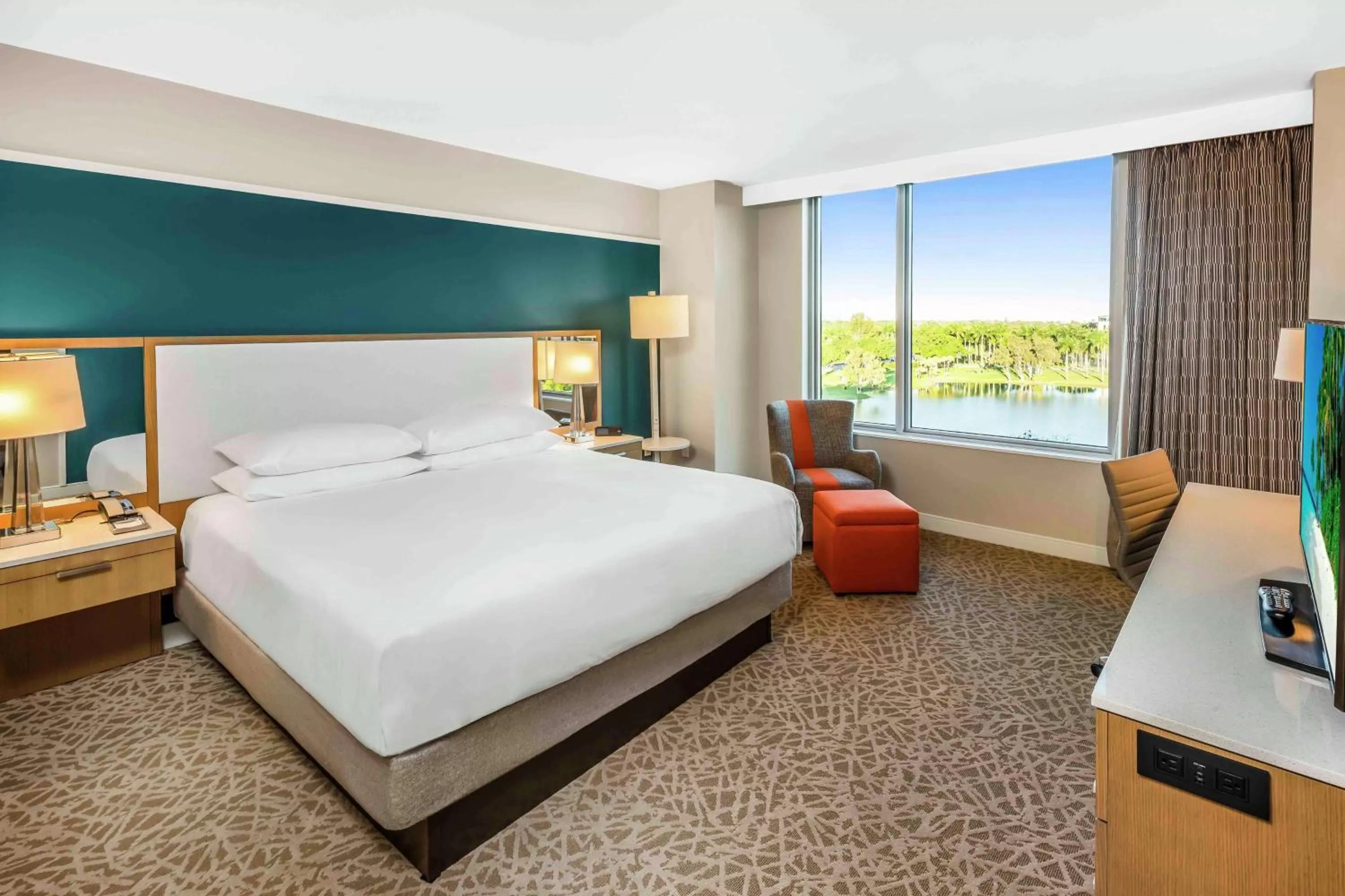 Bed in Hilton Miami Dadeland