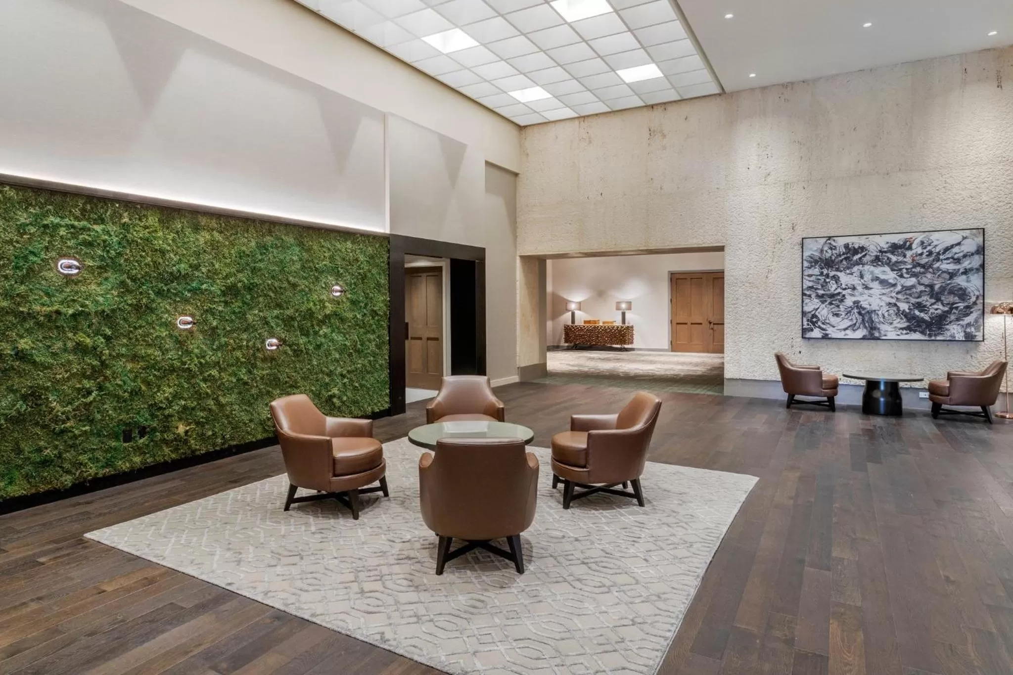 Lobby or reception in Omni Houston Hotel