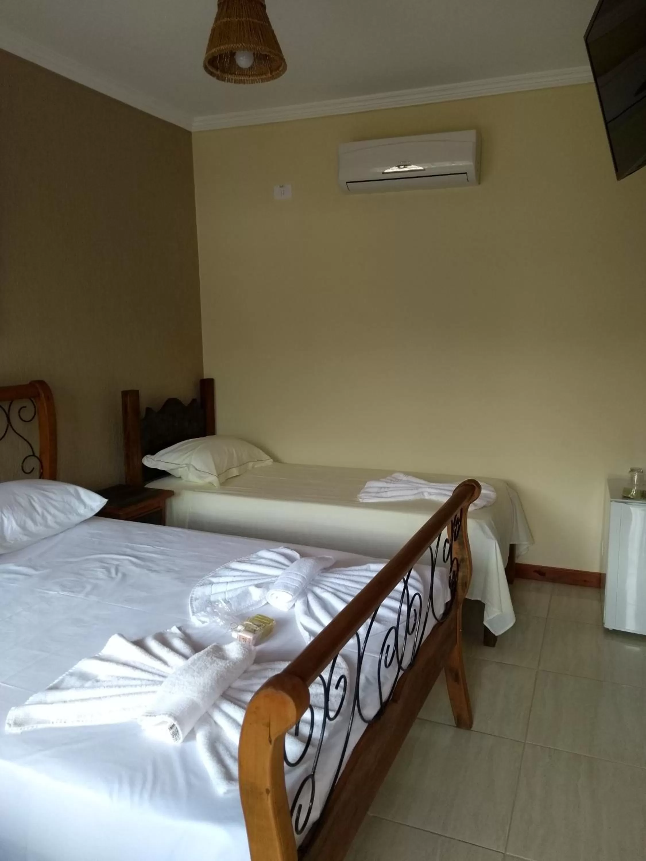 Bed in Pousada Solar da Serra