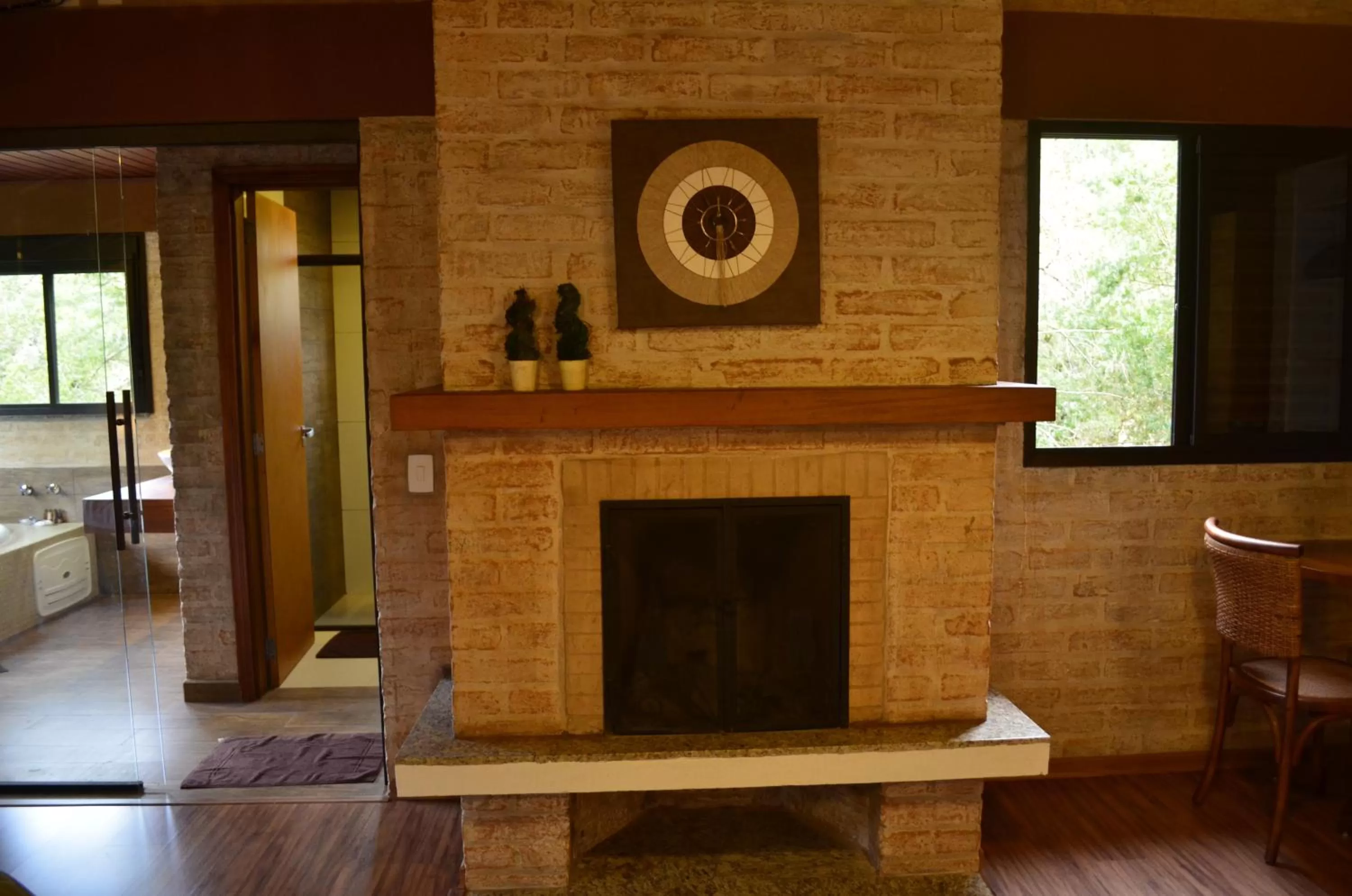 Decorative detail in Pousada Toca Da Coruja