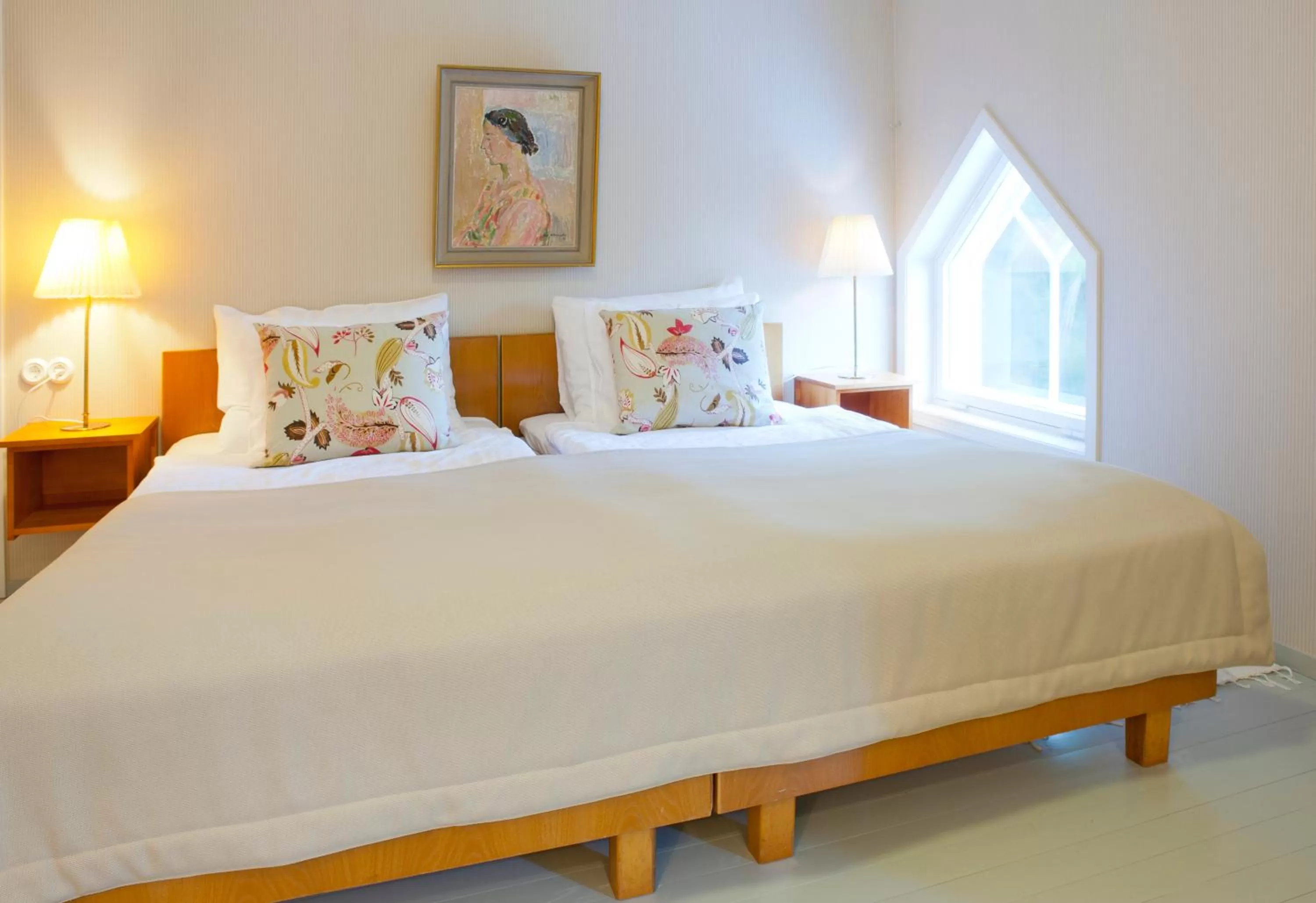 Bedroom, Bed in Ahlströmin Ruukki Noormarkku