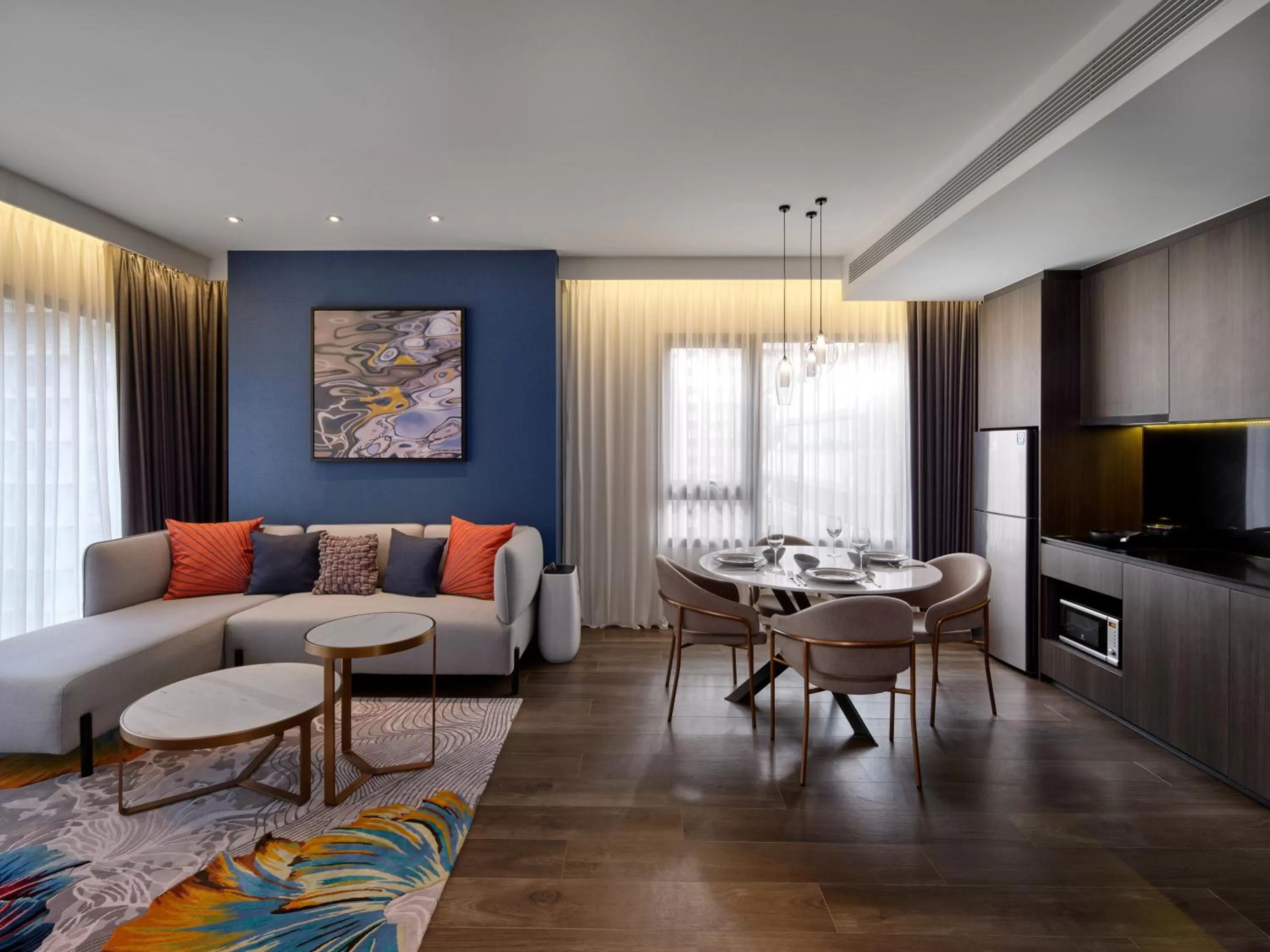 Living room in Sindhorn Midtown Hotel Bangkok, Vignette Collection by IHG