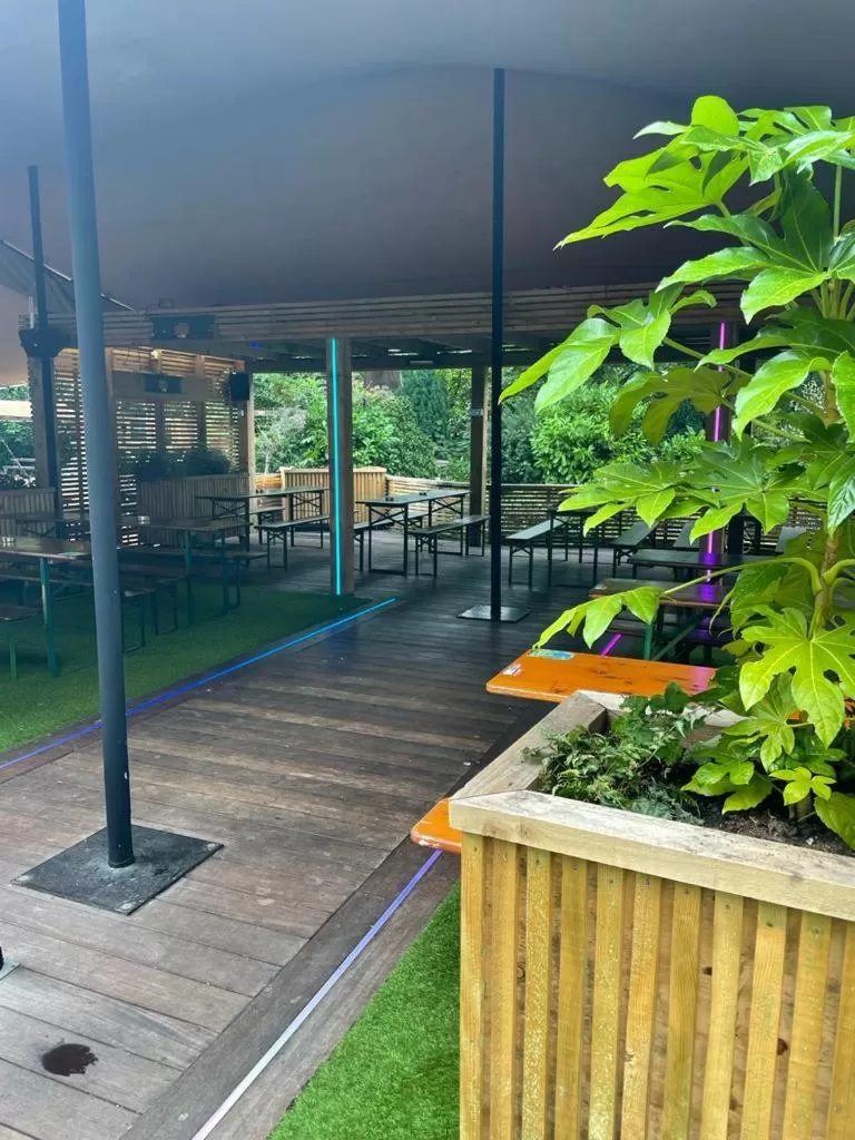 Garden in The Admiral Cunningham Hotel