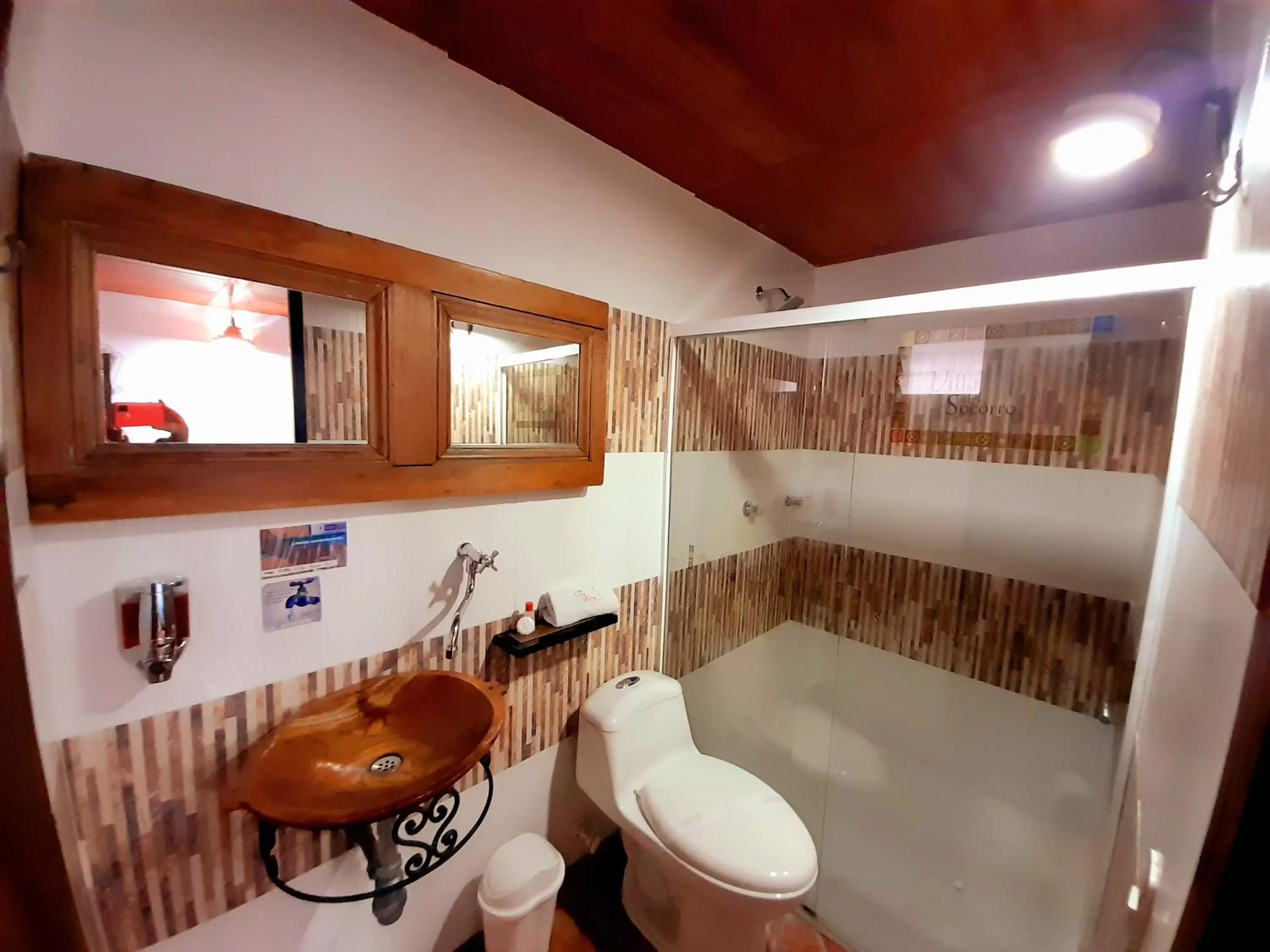 Bathroom in Hotel Villa Del Socorro