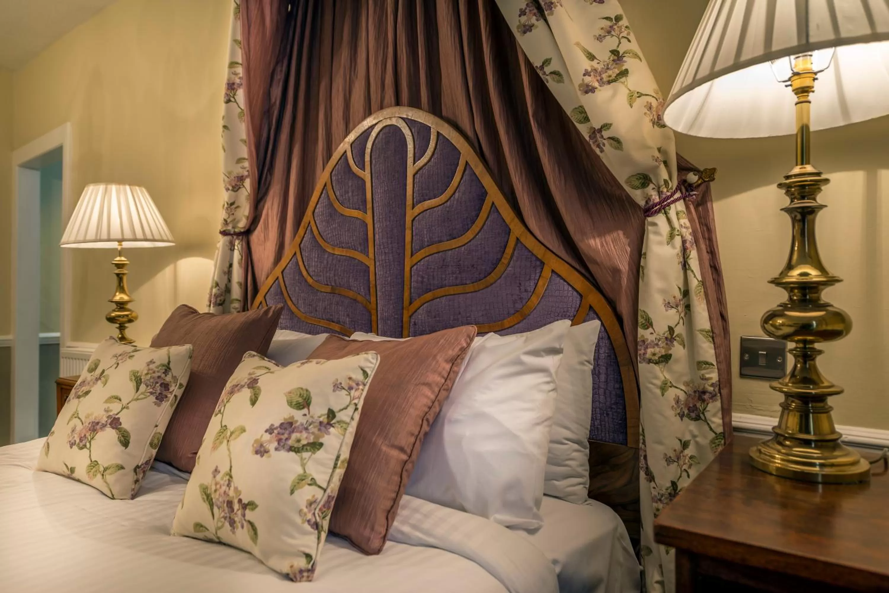 Bedroom, Bed in The Three Swans Hotel, Market Harborough, Leicestershire - The Coaching Inn Group