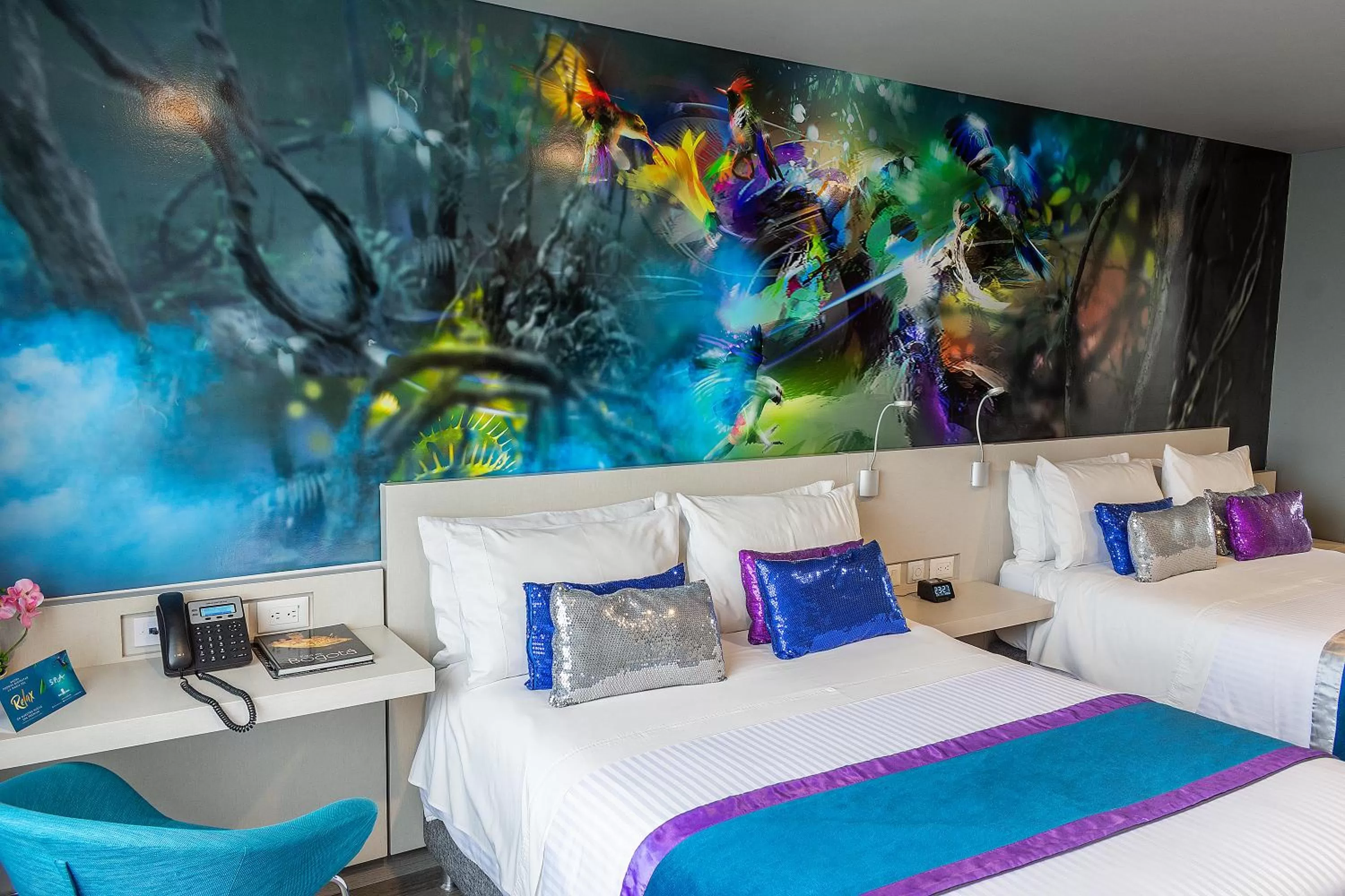 Bed in Hotel Black Tower Premium