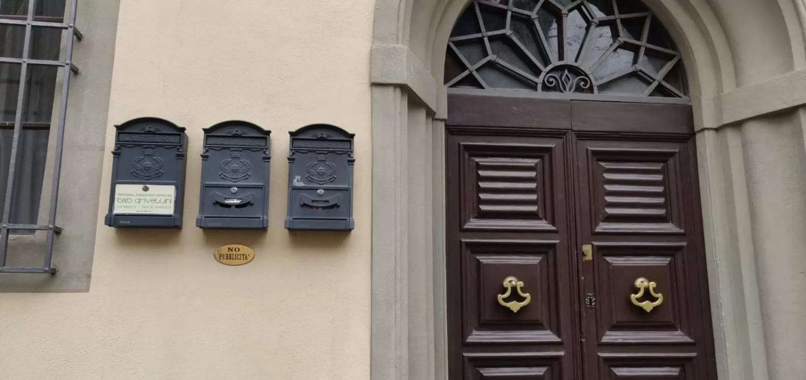 Facade/entrance in B&B Arivellini