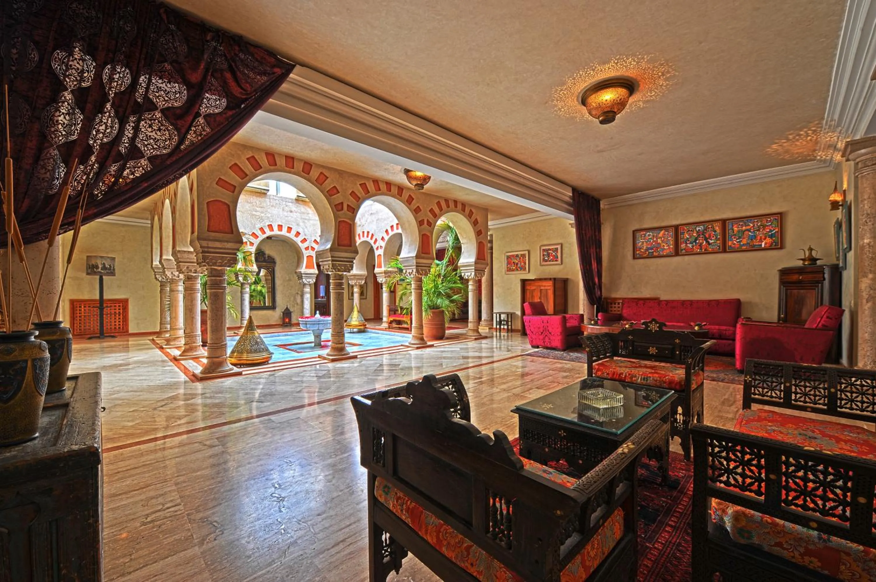 Lobby or reception in Palais Mehdi