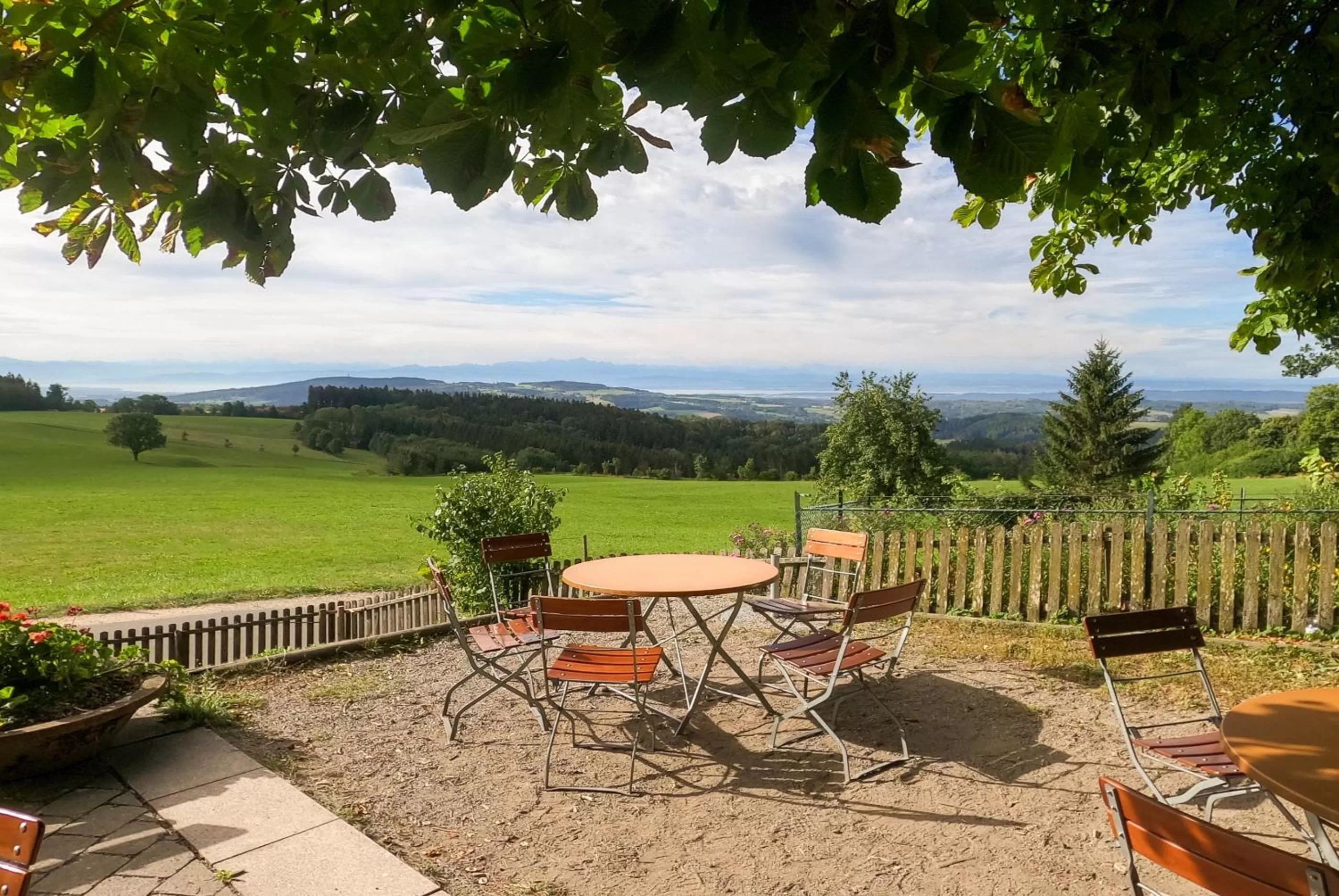 Garden in Berggasthof Höchsten