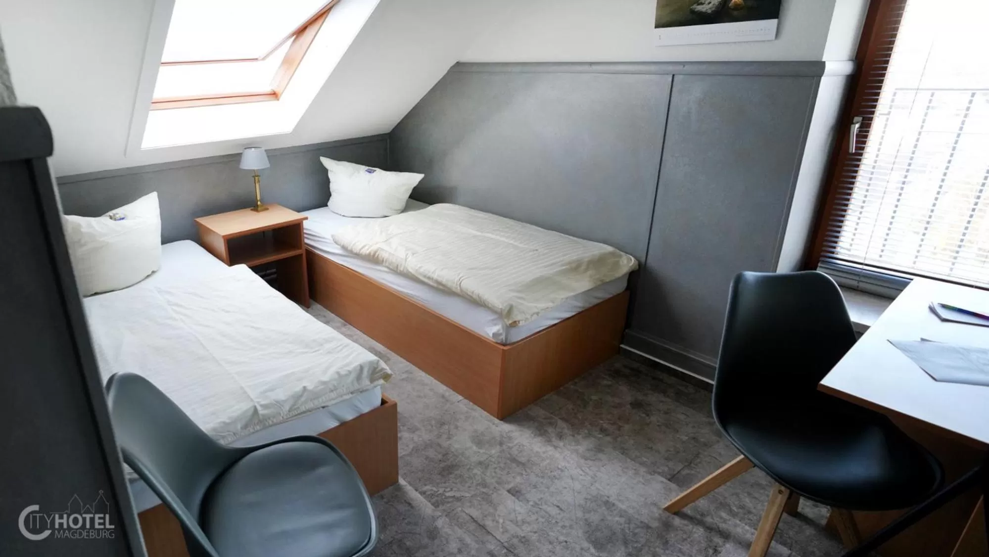 Bed in Cityhotel Magdeburg