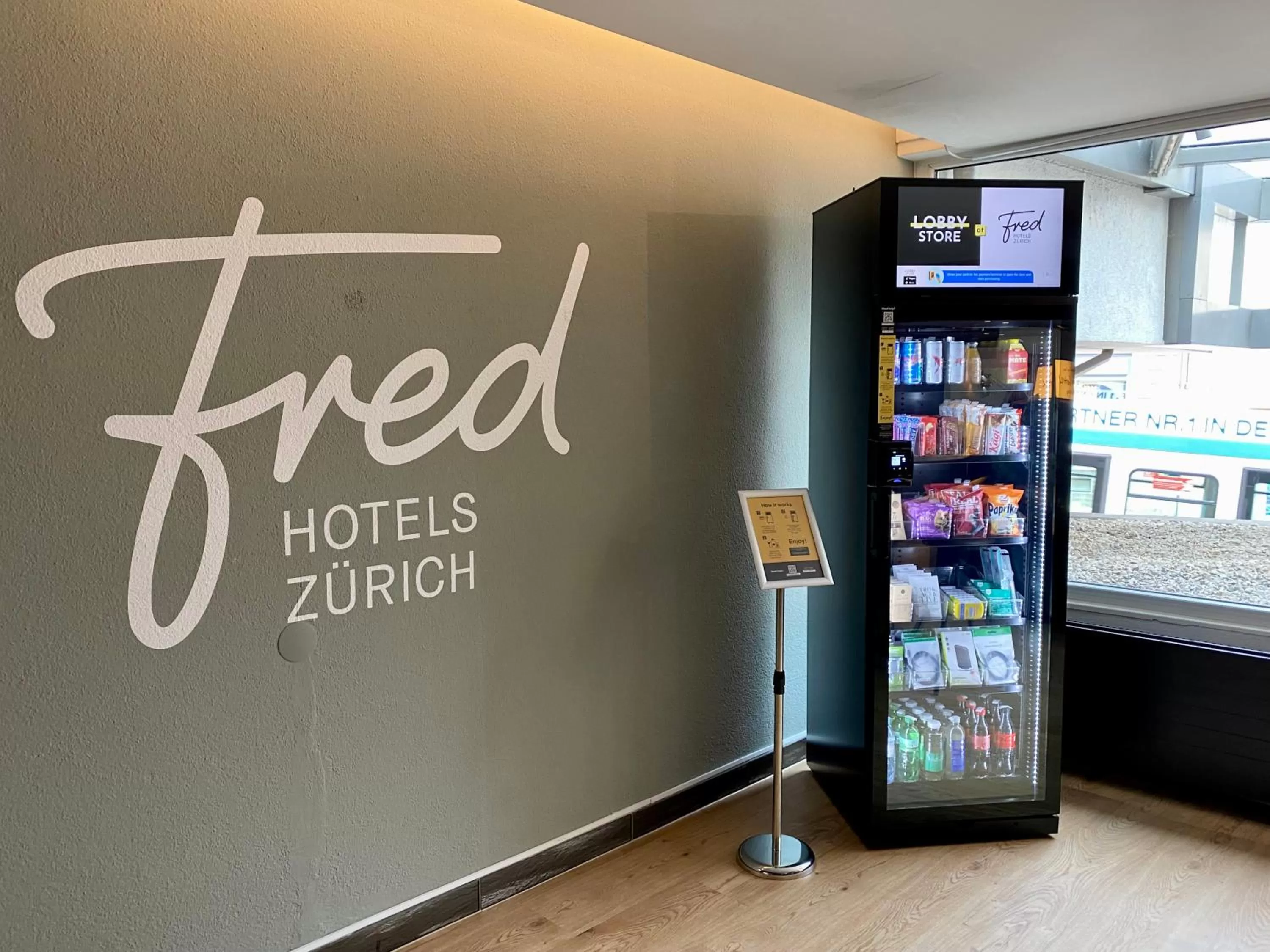 vending machine in Fred Hotel Leonhardstrasse - Mobile Check-in