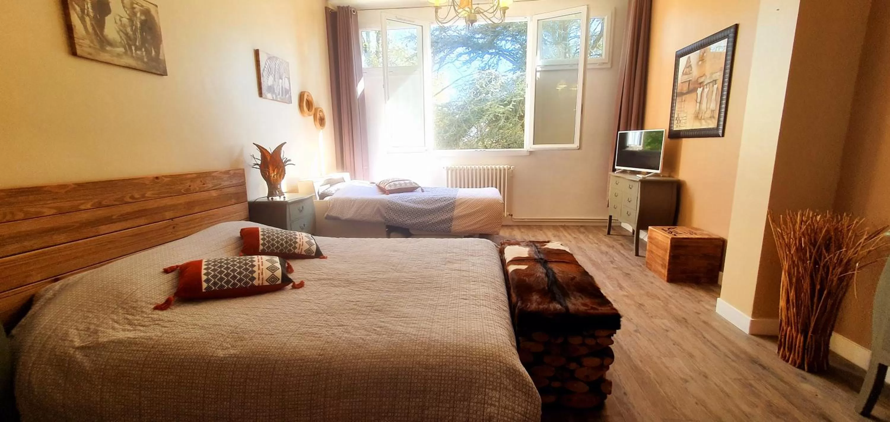 Bed in Cosy Er Lann Chambres d'Hôtes