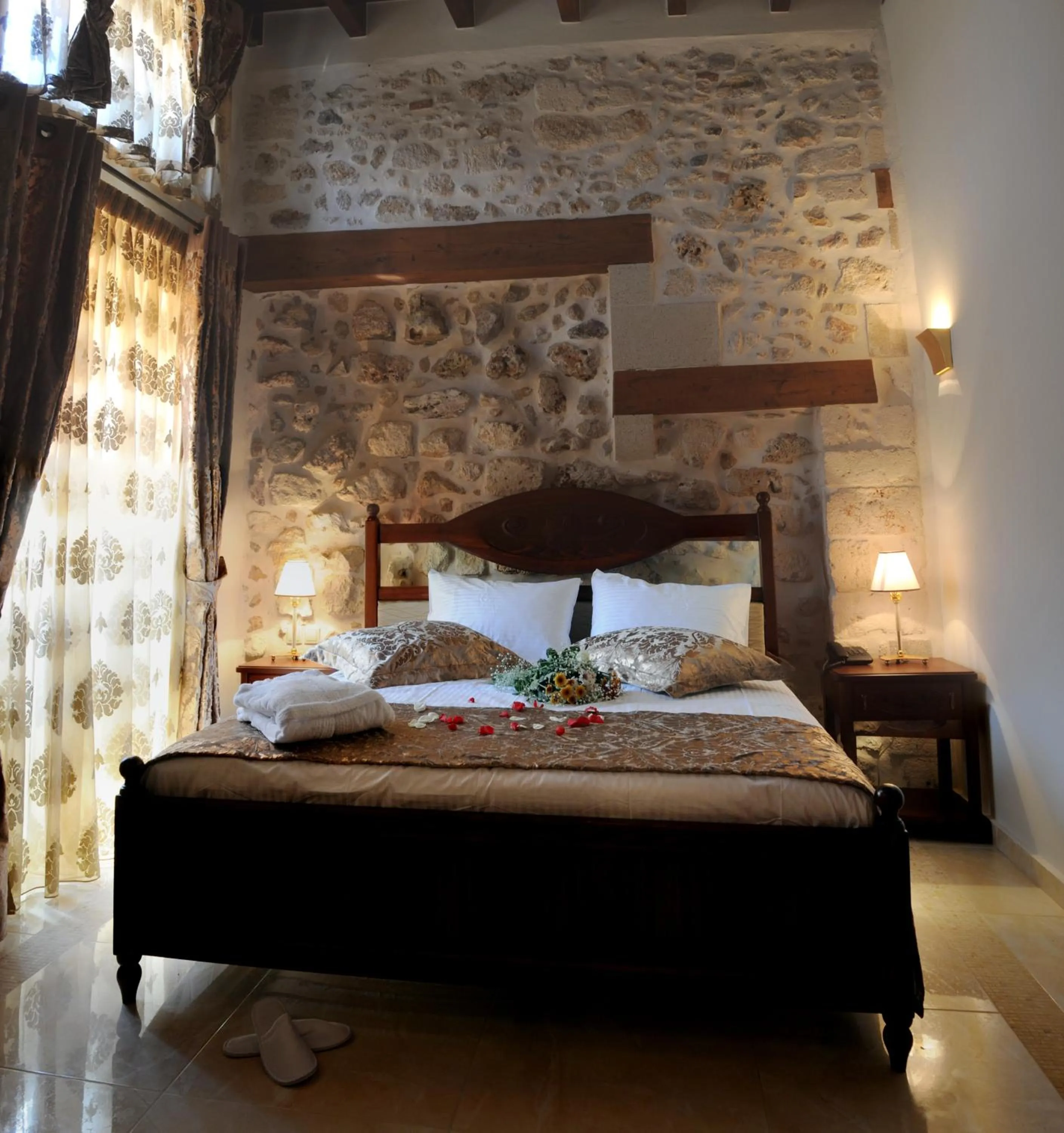 Bed in Antica Dimora Suites
