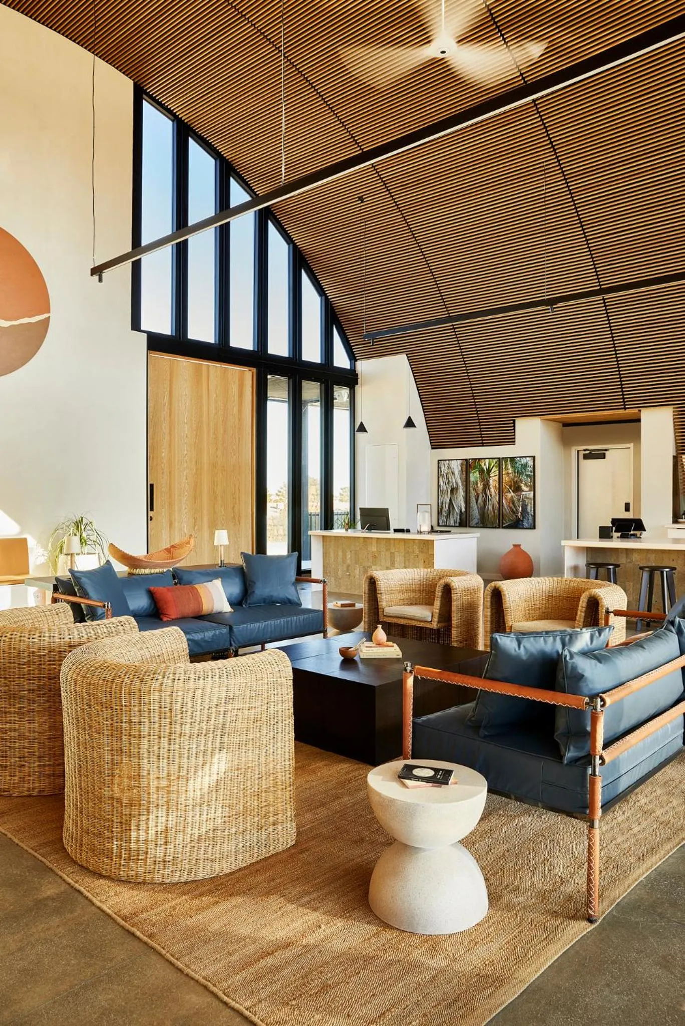 Lounge or bar in AutoCamp Joshua Tree