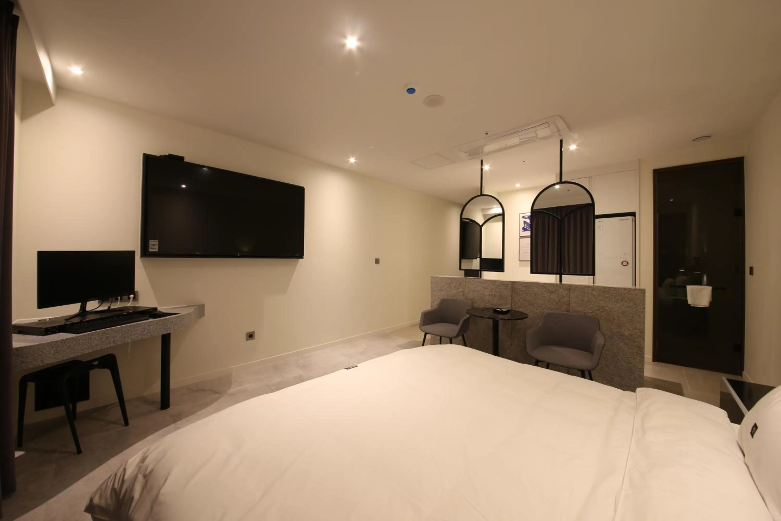 Bed in Zam101 Hotel Gimhae