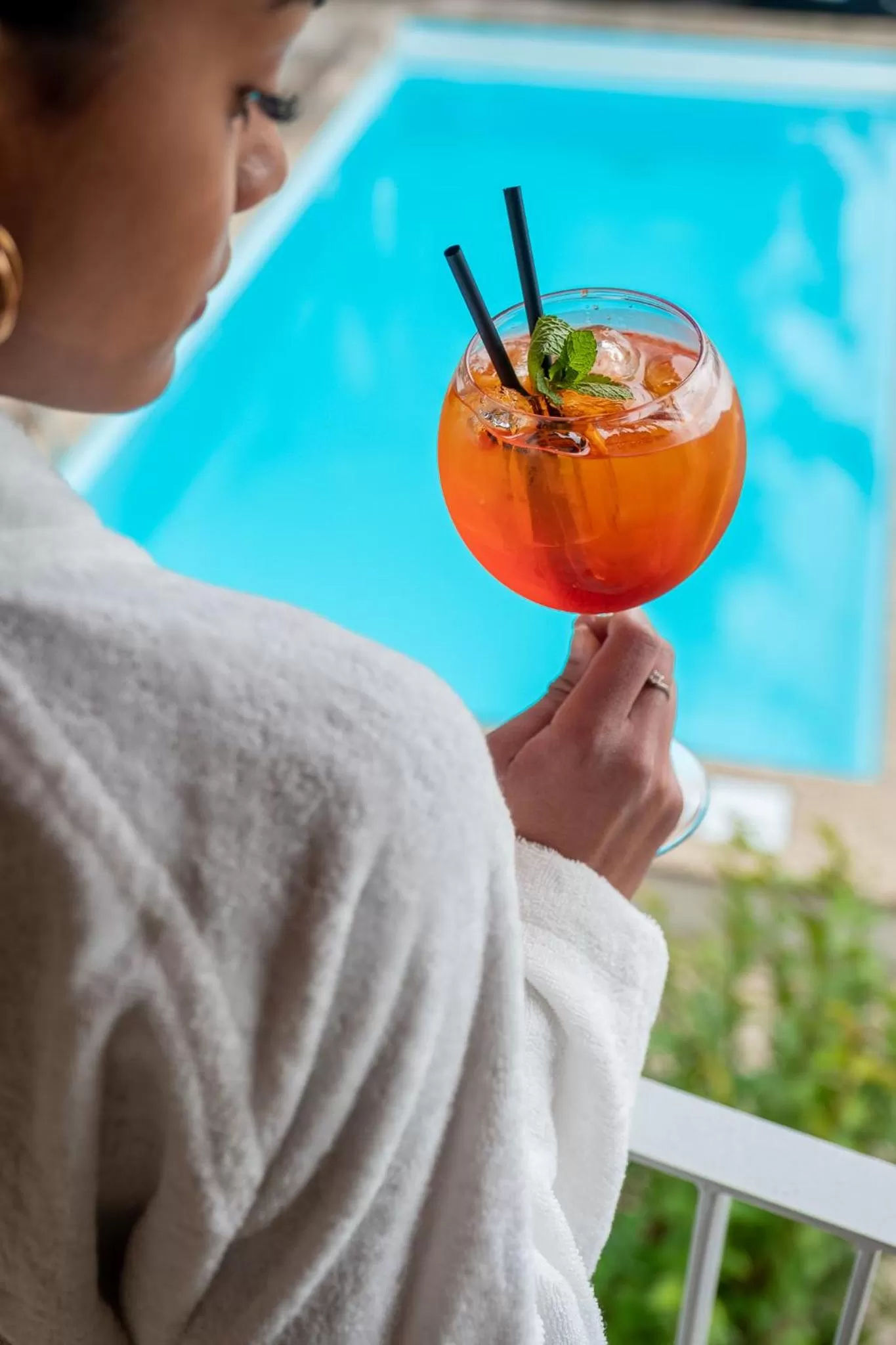 Swimming pool in Hotel Morgana