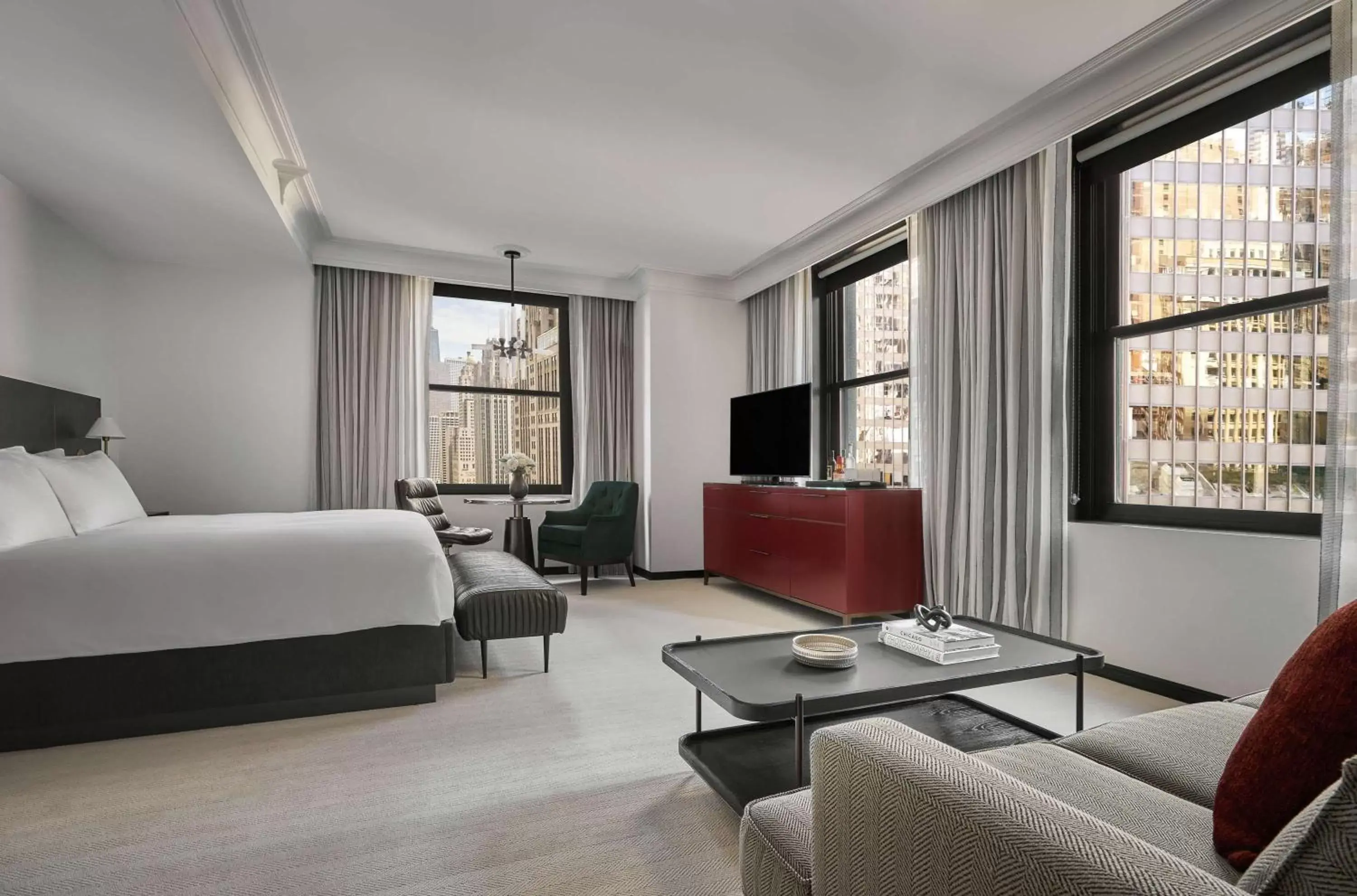 Deluxe Corner Studio in Pendry Chicago Deluxe Corner Studio in Pendry Chicago