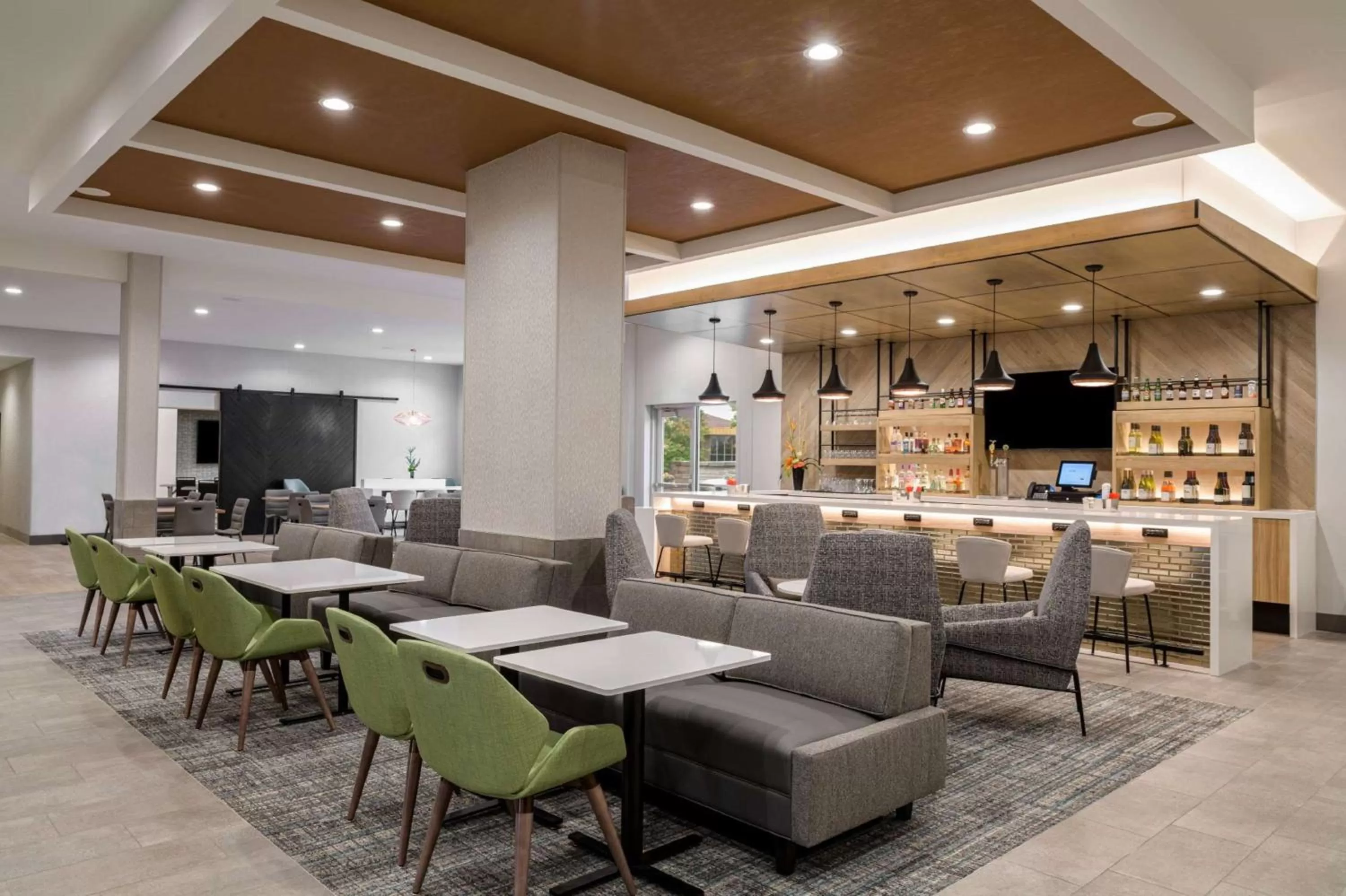 Pool view in Hyatt House Louisville East