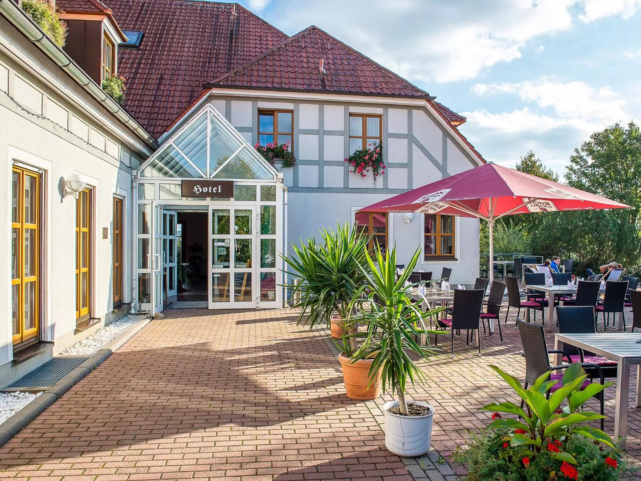 Balcony/Terrace, Property Building in Prisma Hotel Rhönblick