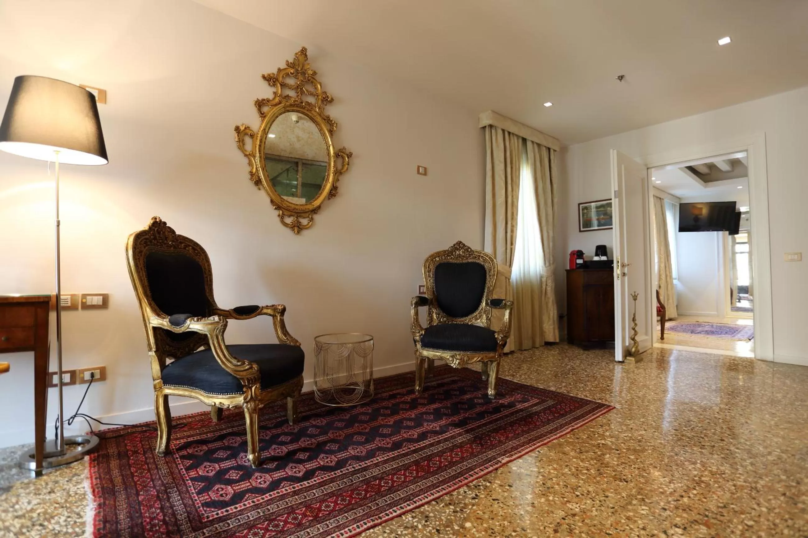 Seating area in Ca' Nigra Lagoon Resort