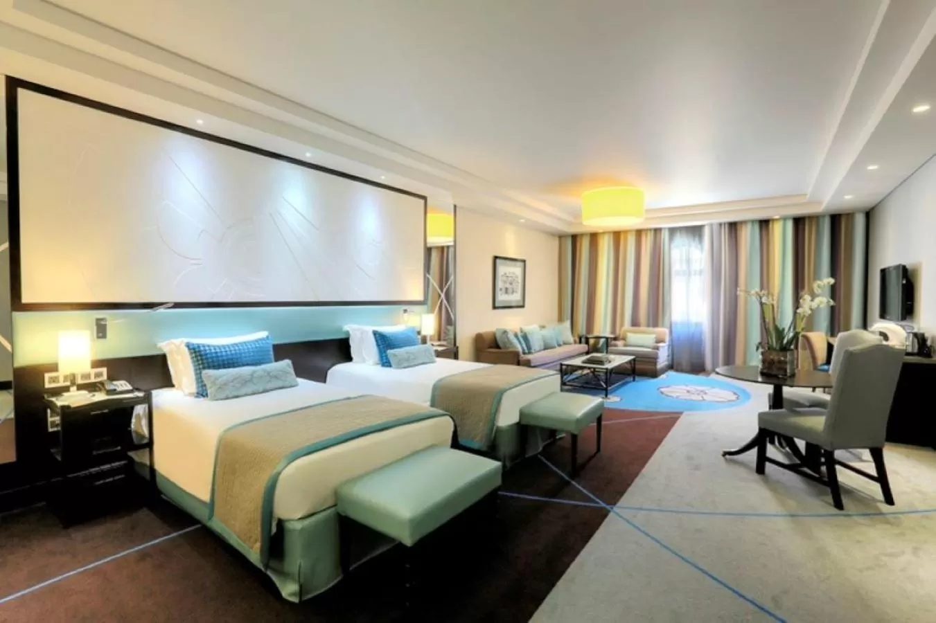 Bed in Sofitel Beirut Le Gabriel