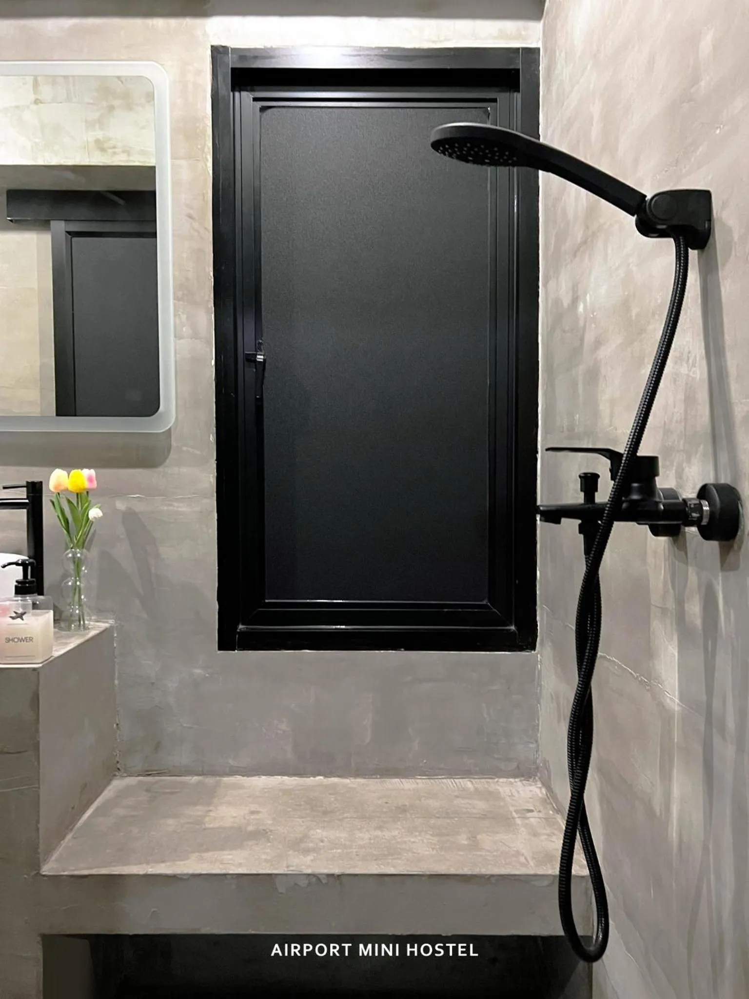 Shower in Airport Mini Hostel at Don Muang Airport