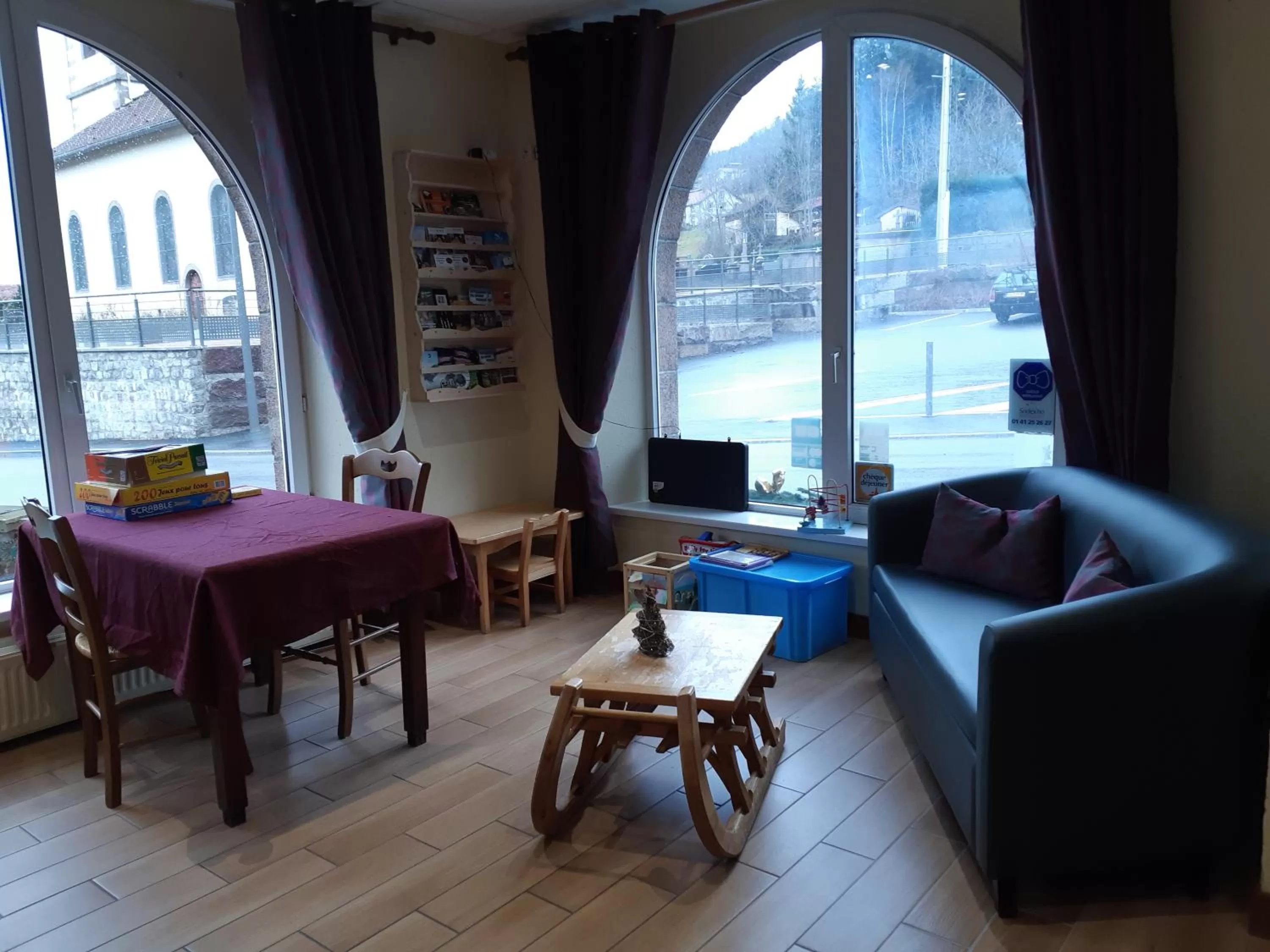 Lobby or reception in Hotel Restaurant Du Haut Du Roc