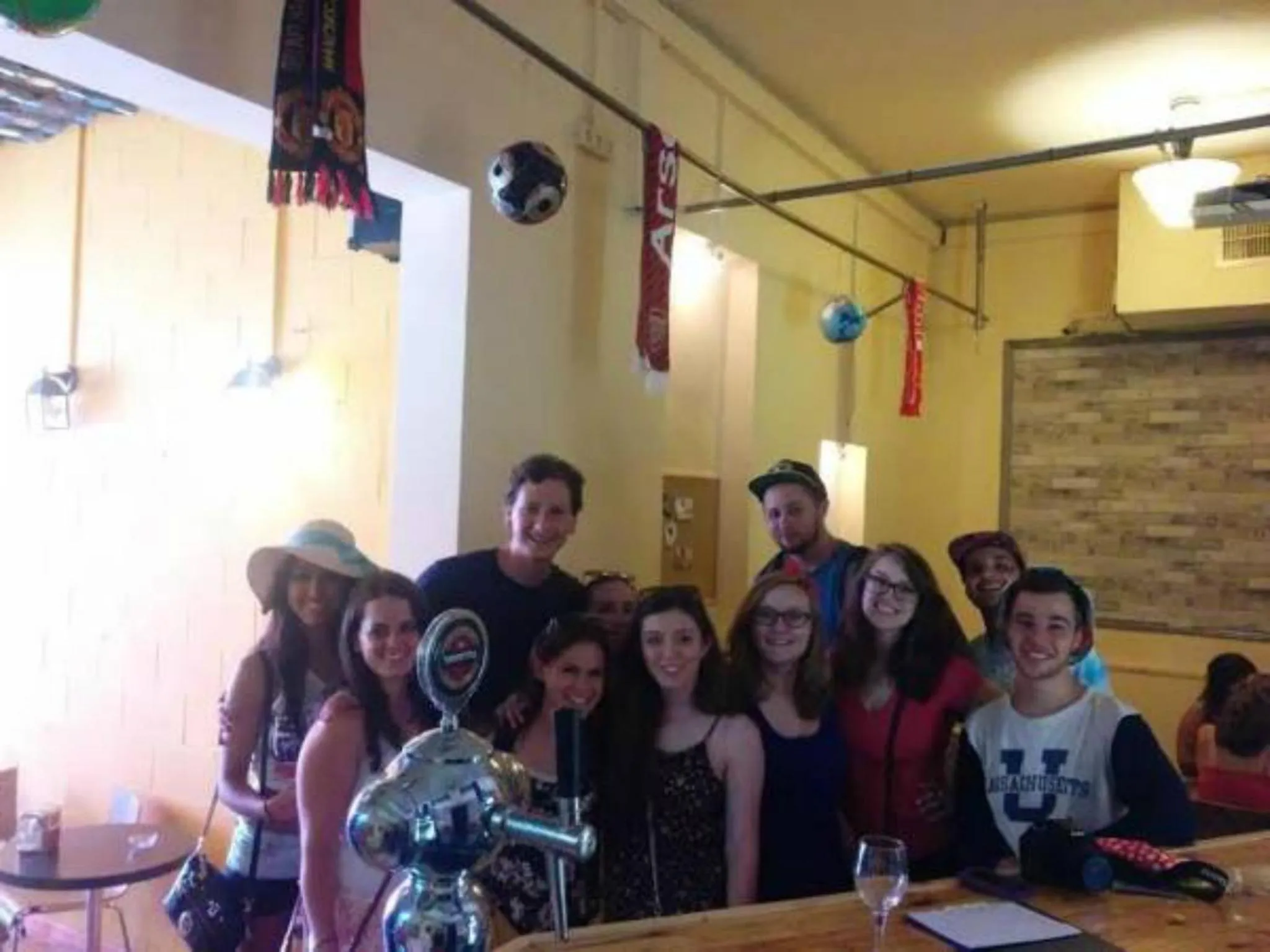 group of guests in Momo's Hostel