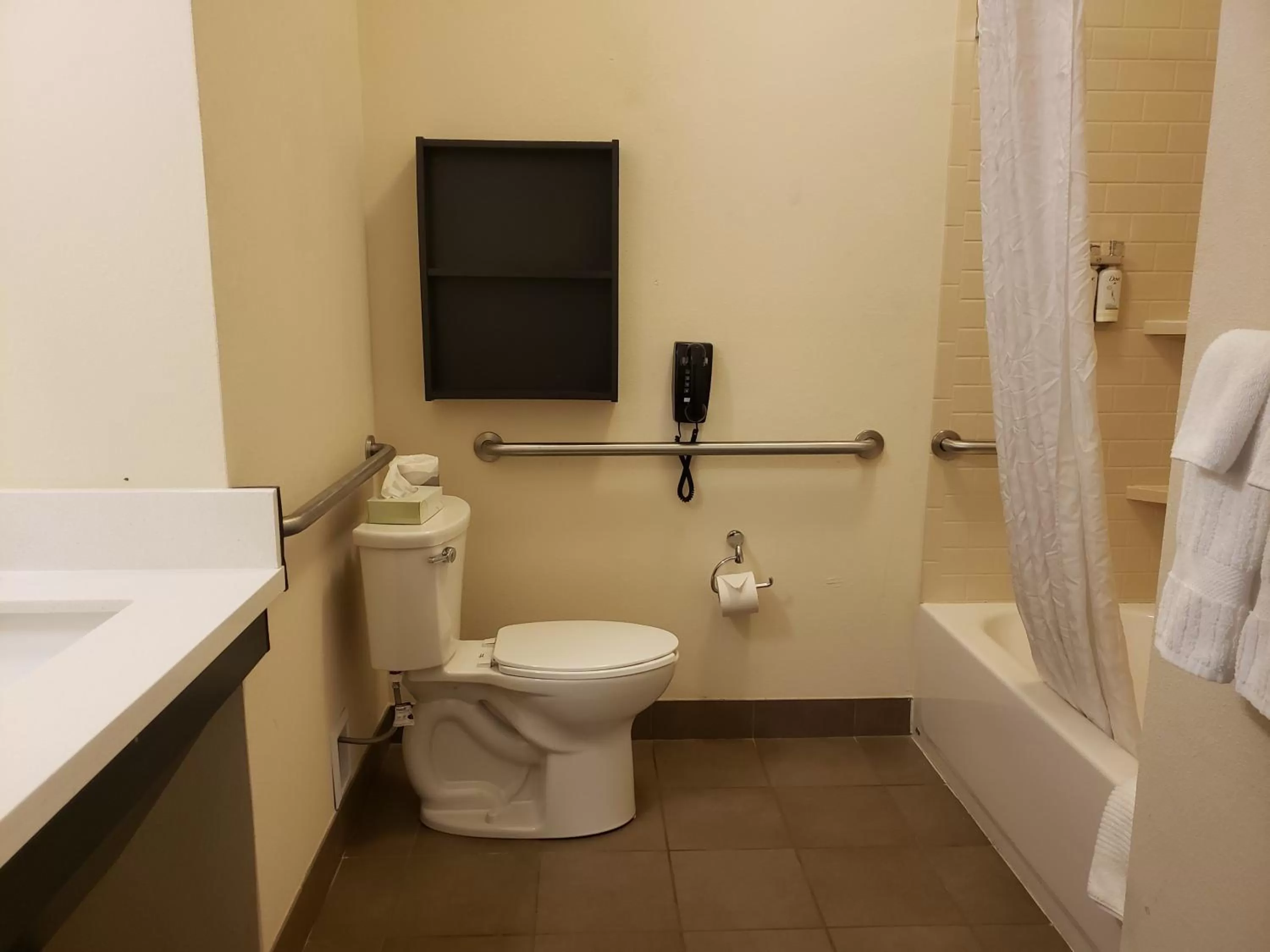 Bathroom in Candlewood Suites Morgantown-Univ West Virginia by IHG