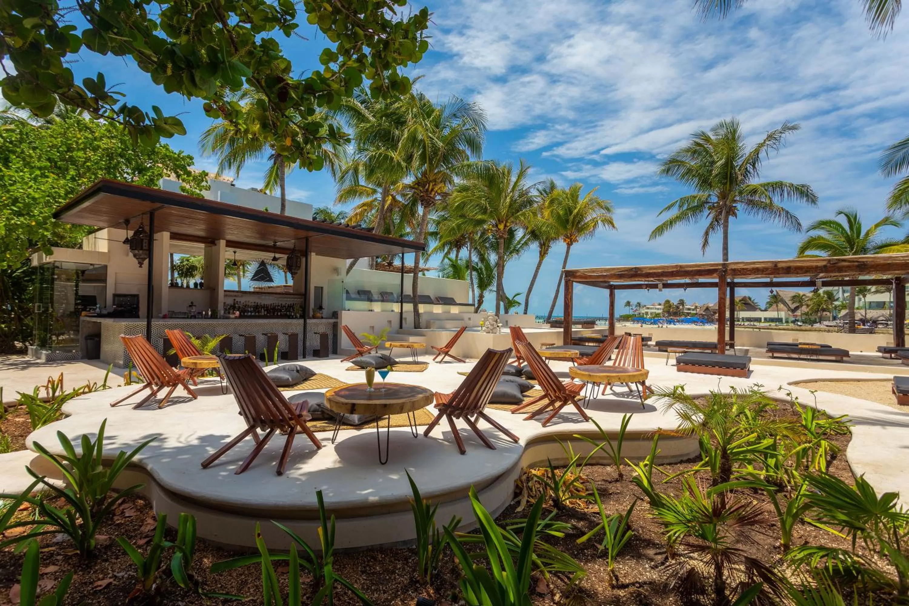 Patio in Lotus Beach Hotel - Adults Only