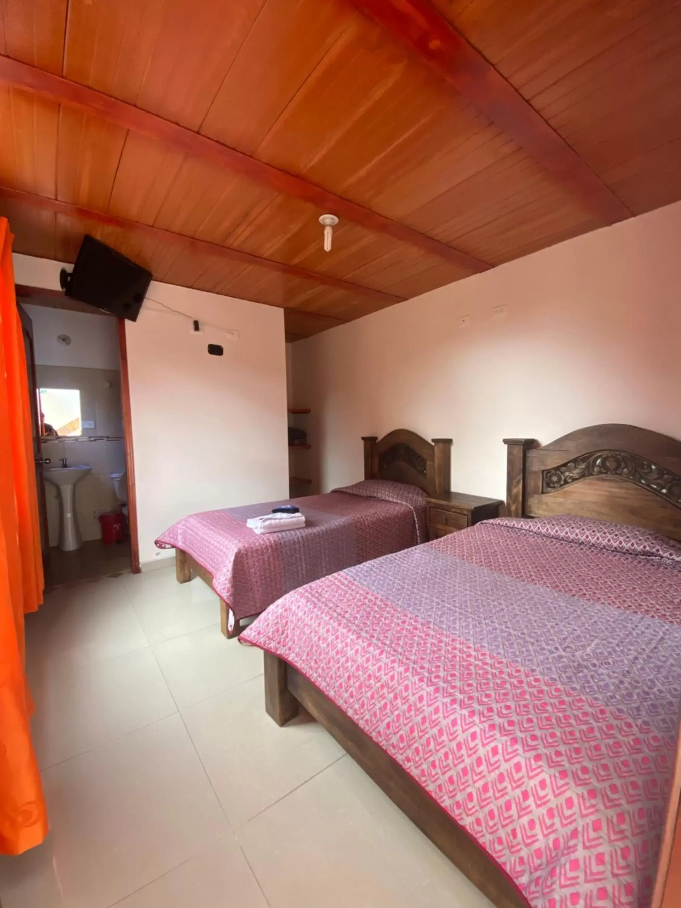 Twin Room in Hotel Las Palmeras Gachancipa Twin Room in Hotel Las Palmeras Gachancipa