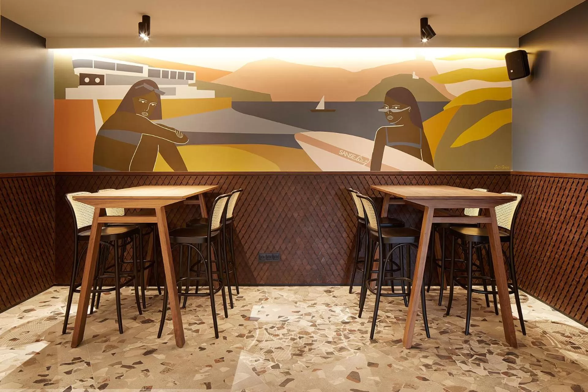 Restaurant/places to eat in Hotel SANSEbay