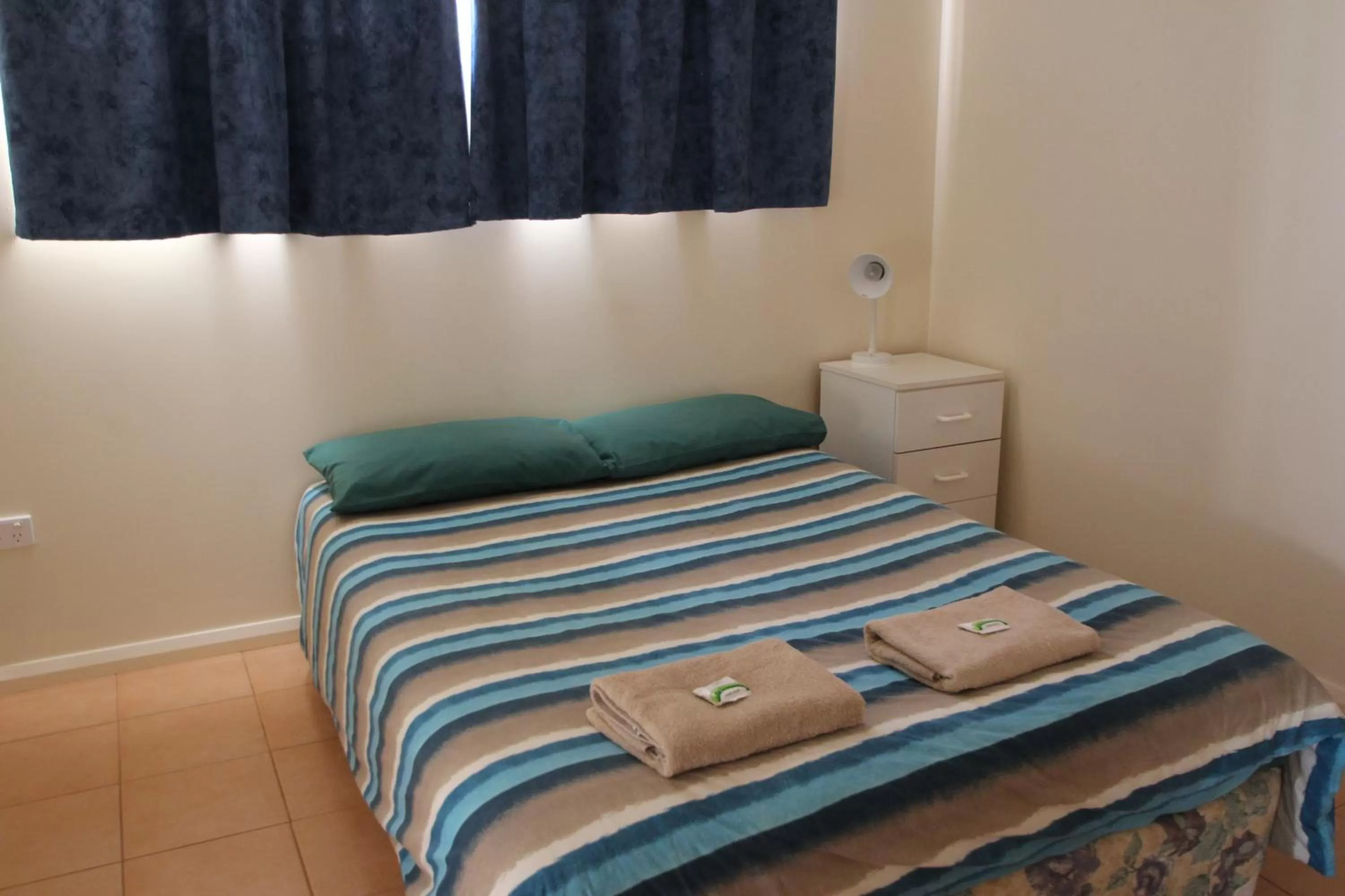 Bed in AAOK Karratha Caravan Park