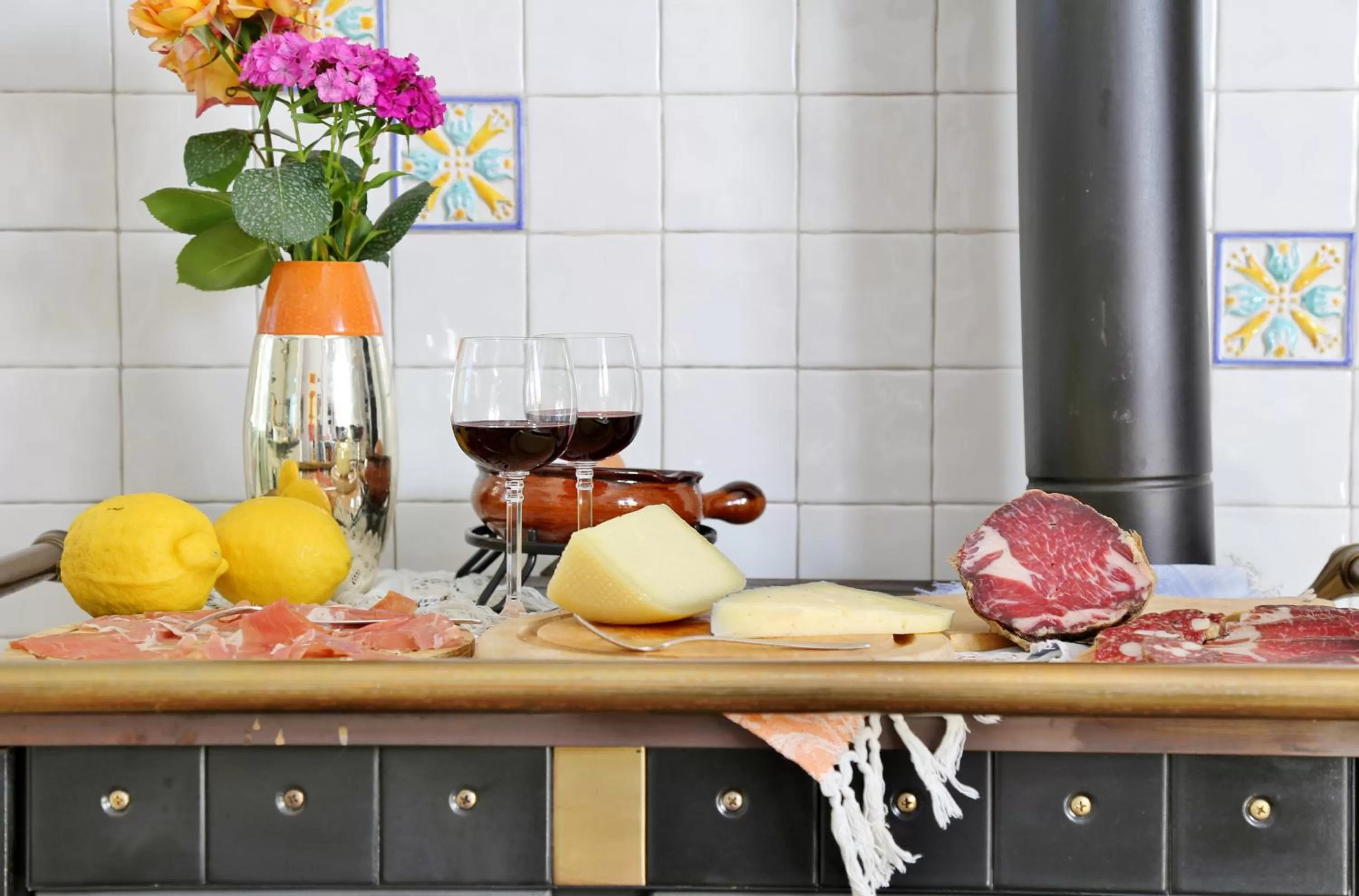 Food close-up in Al Villino del Sole