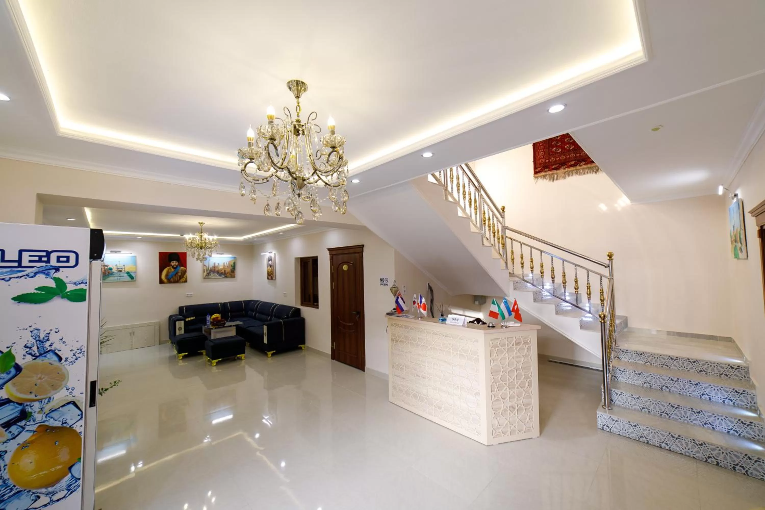 Seating area, Lobby/Reception in Khans Palace Hotel