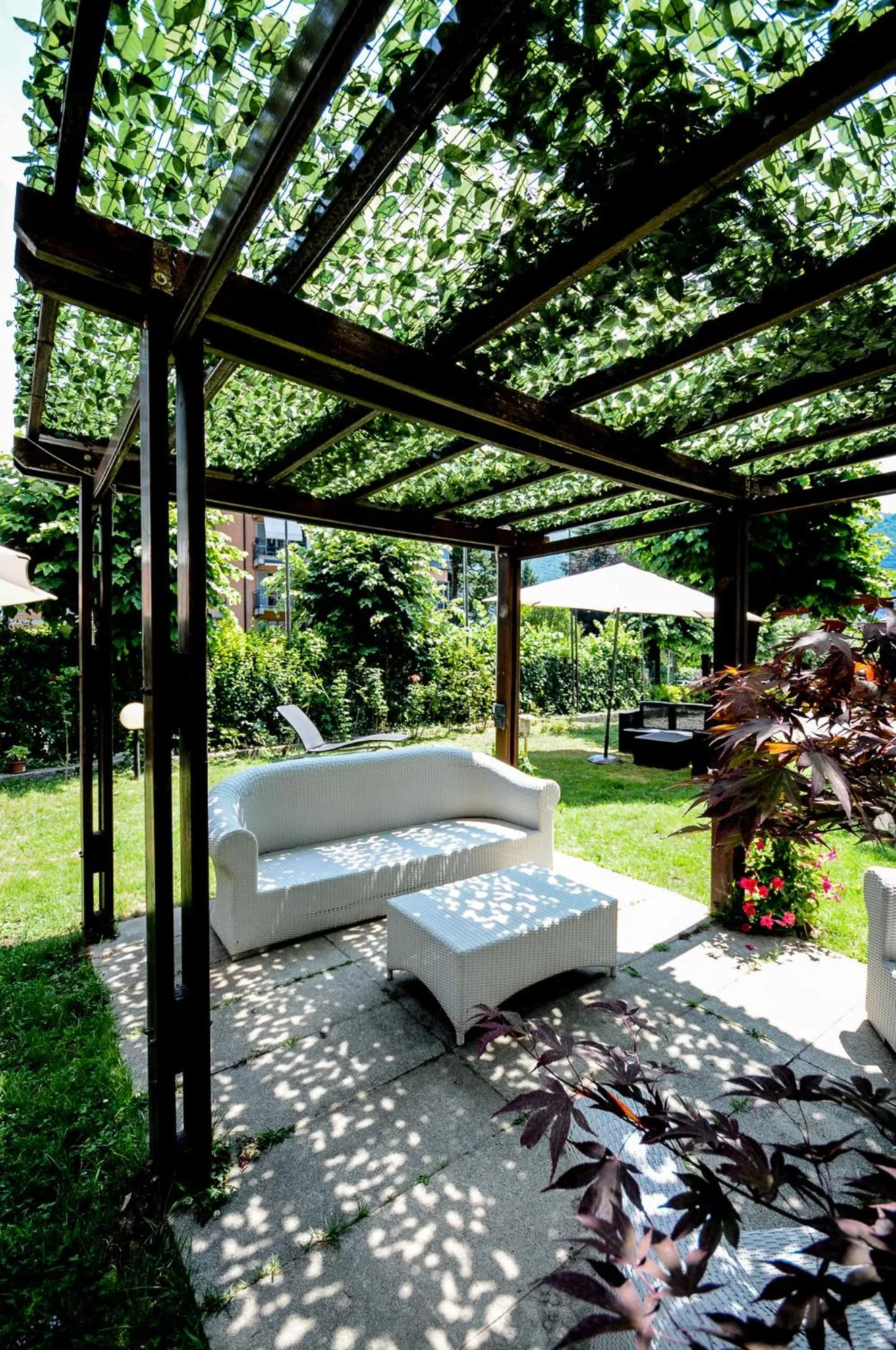 Patio in Hotel Terzo Crotto