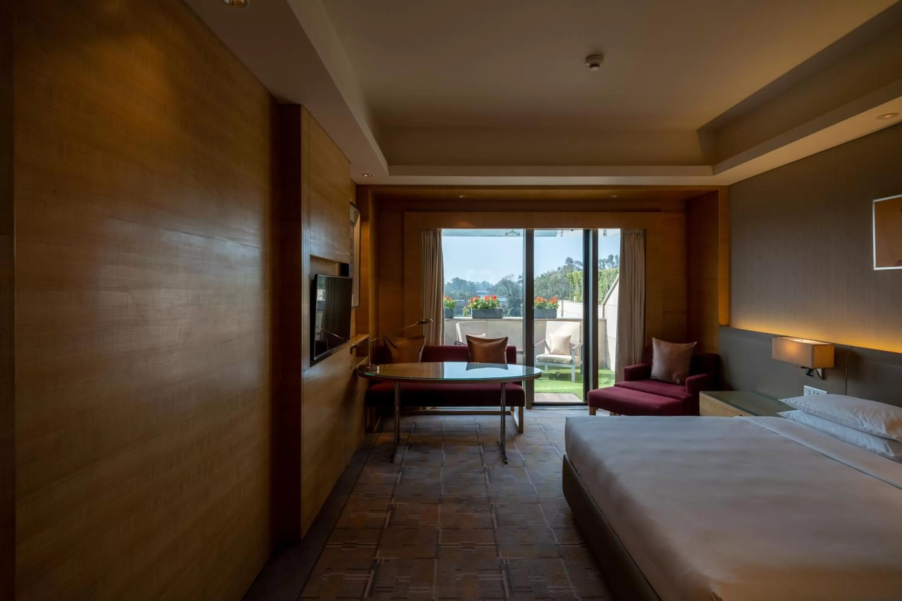 King Room with Balcony and Pool View - single occupancy in Hyatt Regency Chandigarh