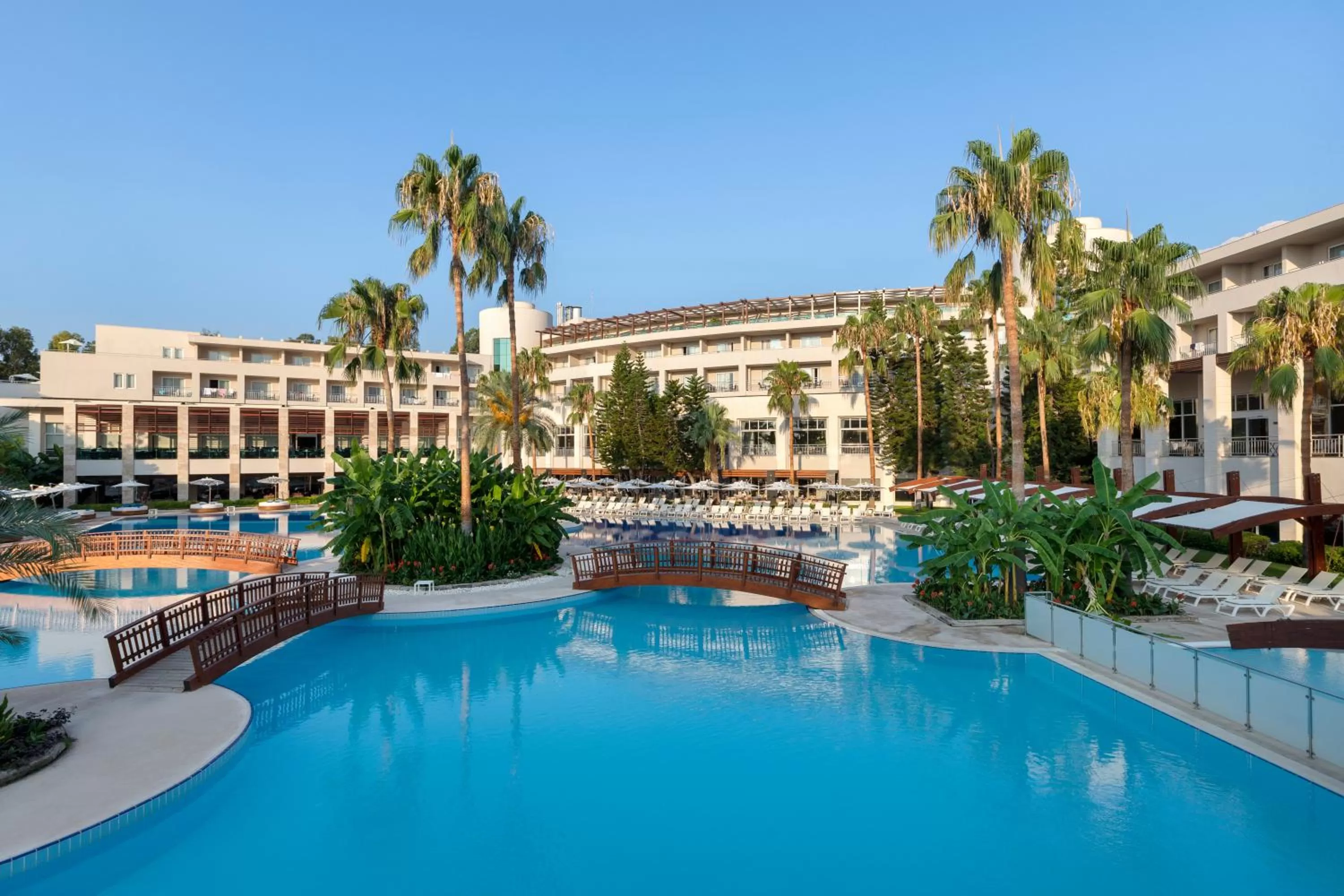 Pool view in Rixos Premium Tekirova - The Land of Legends Access