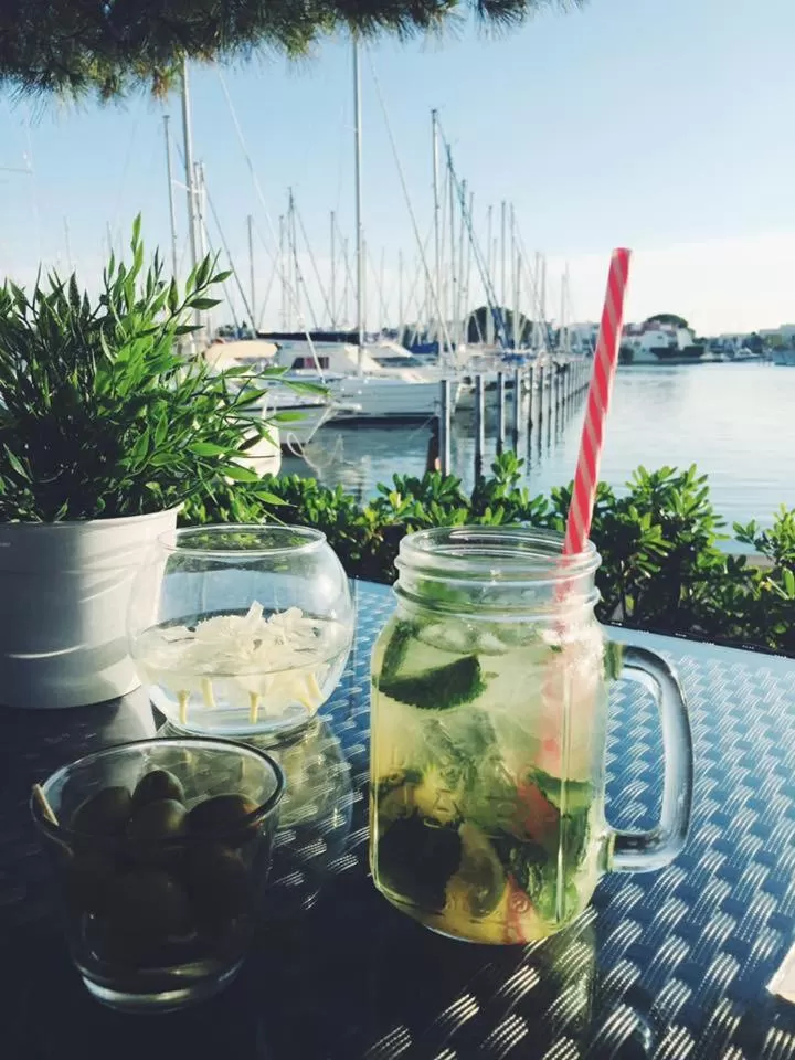 Drinks in Le Spinaker