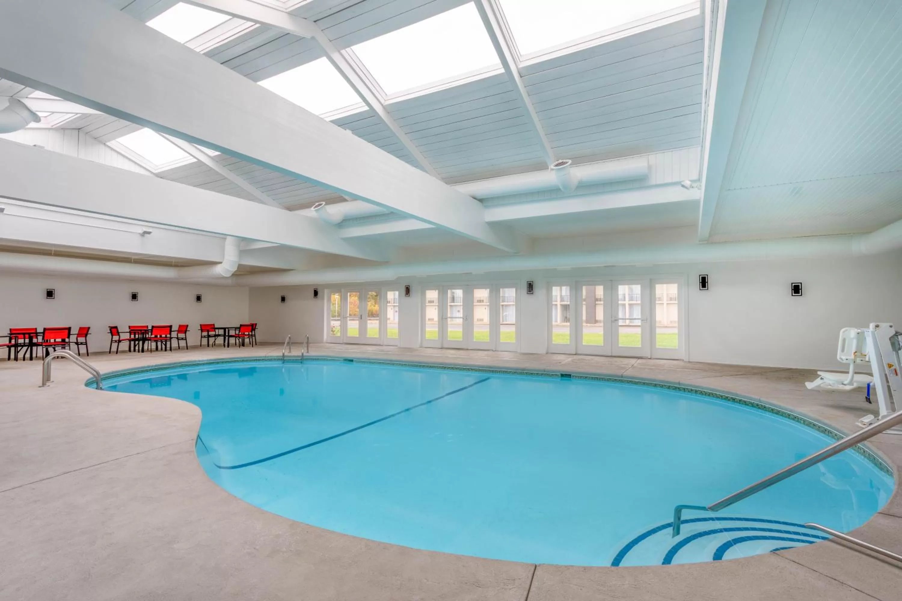 Pool view in Ramada by Wyndham Hartford North - Bradley Airport