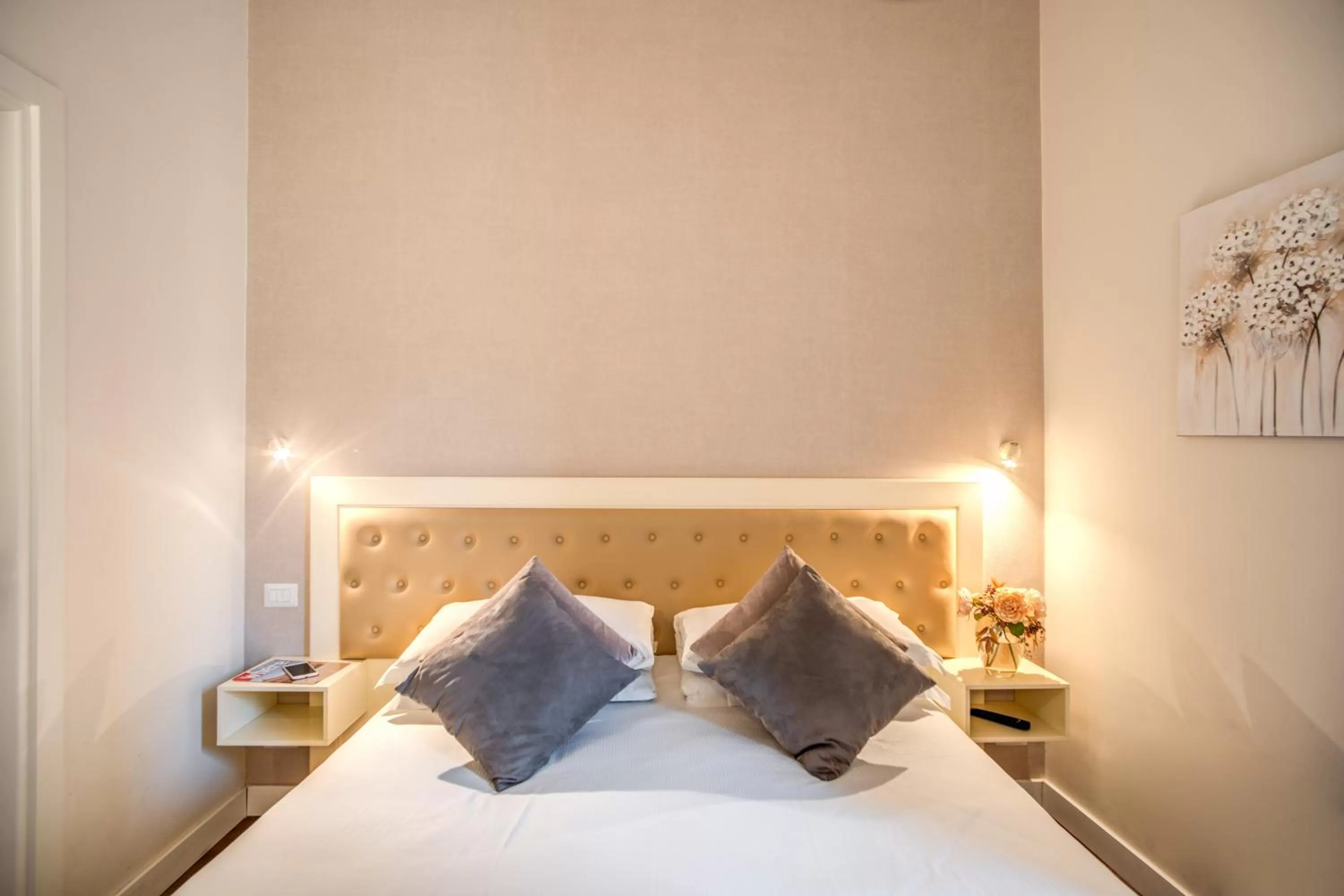 Bed in Hotel San Silvestro