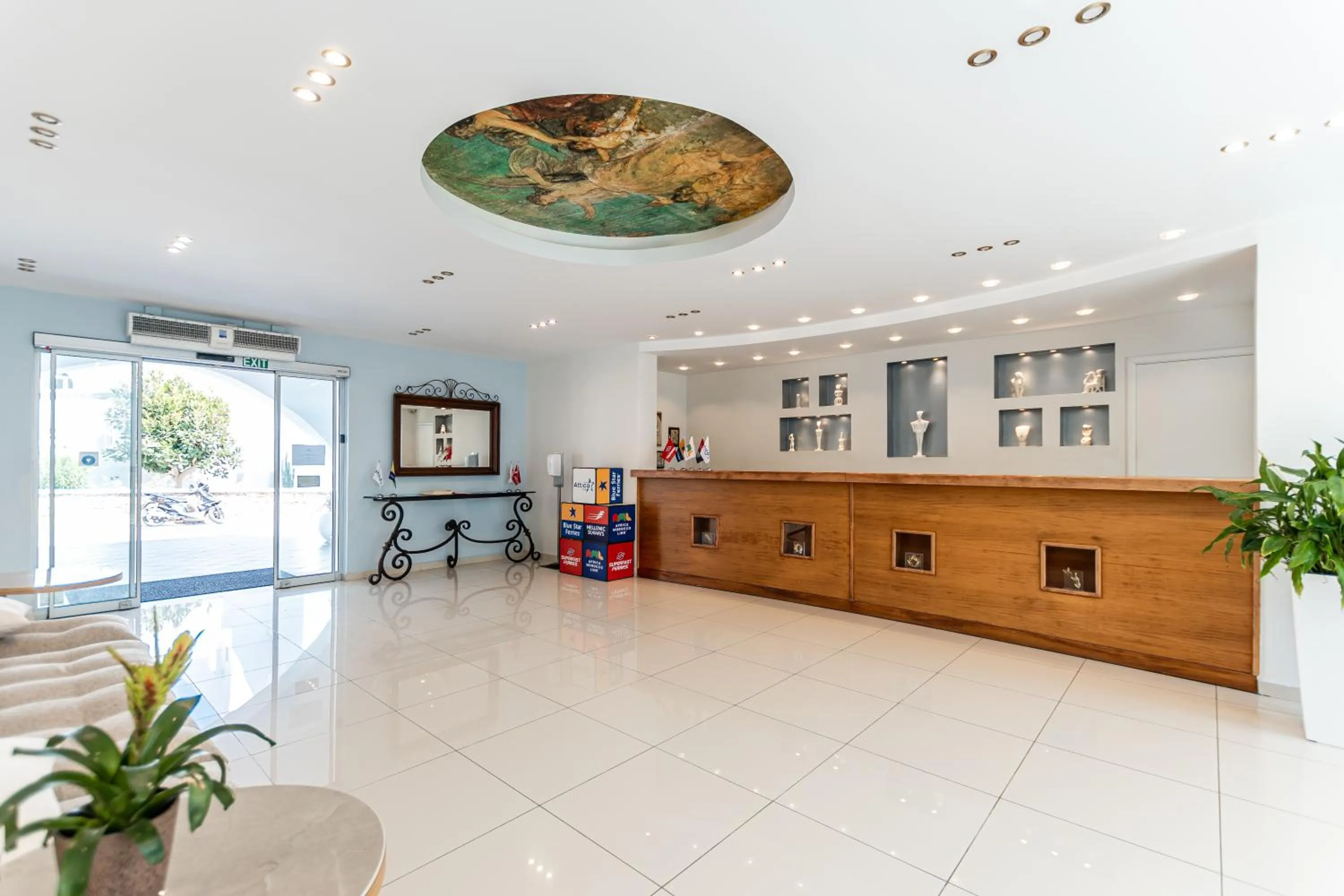 Lobby or reception in Naxos Resort Beach Hotel