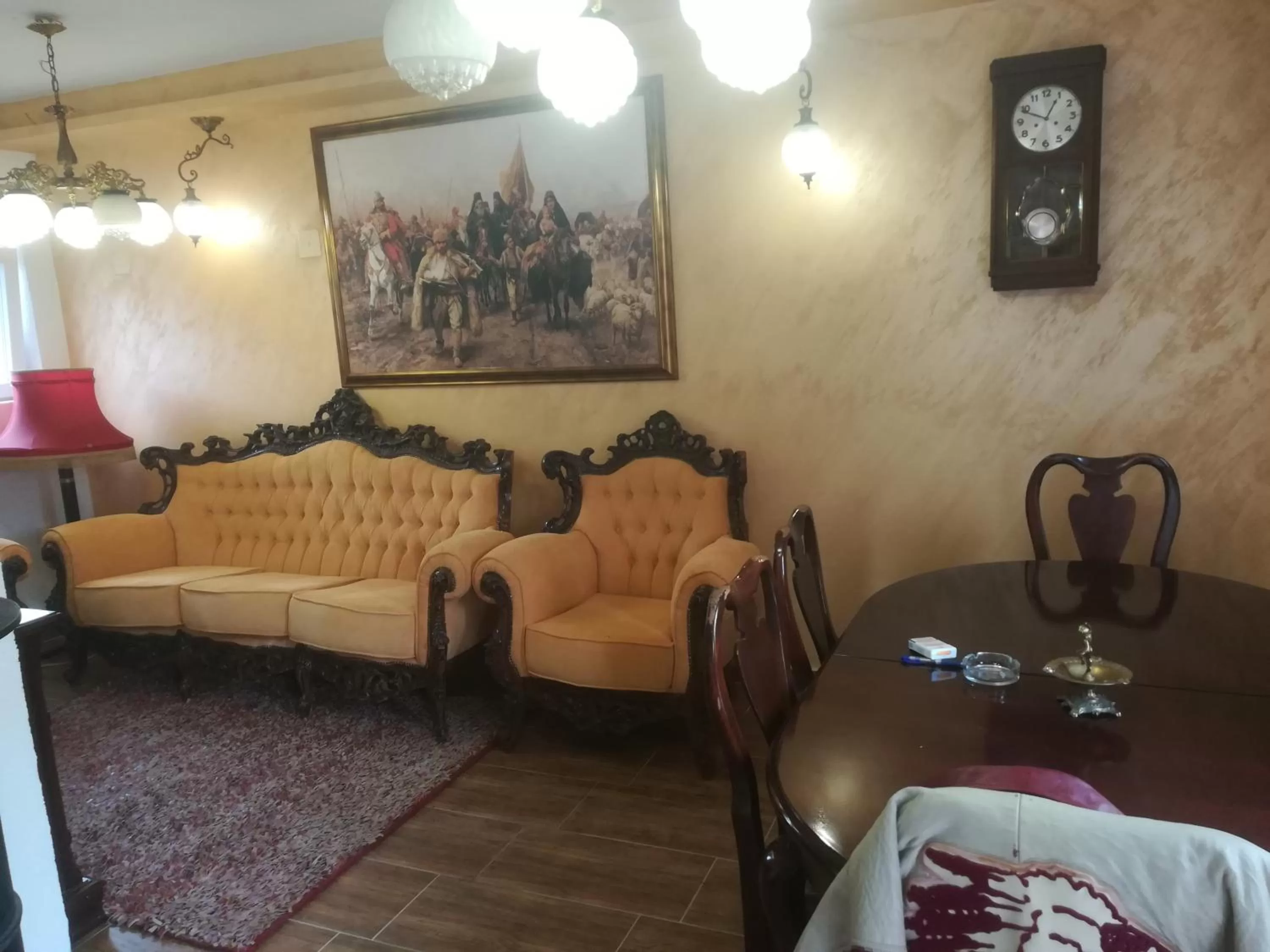 Living room in Etno selo Vile Jefimija, selo Preobrazenje, Vranje