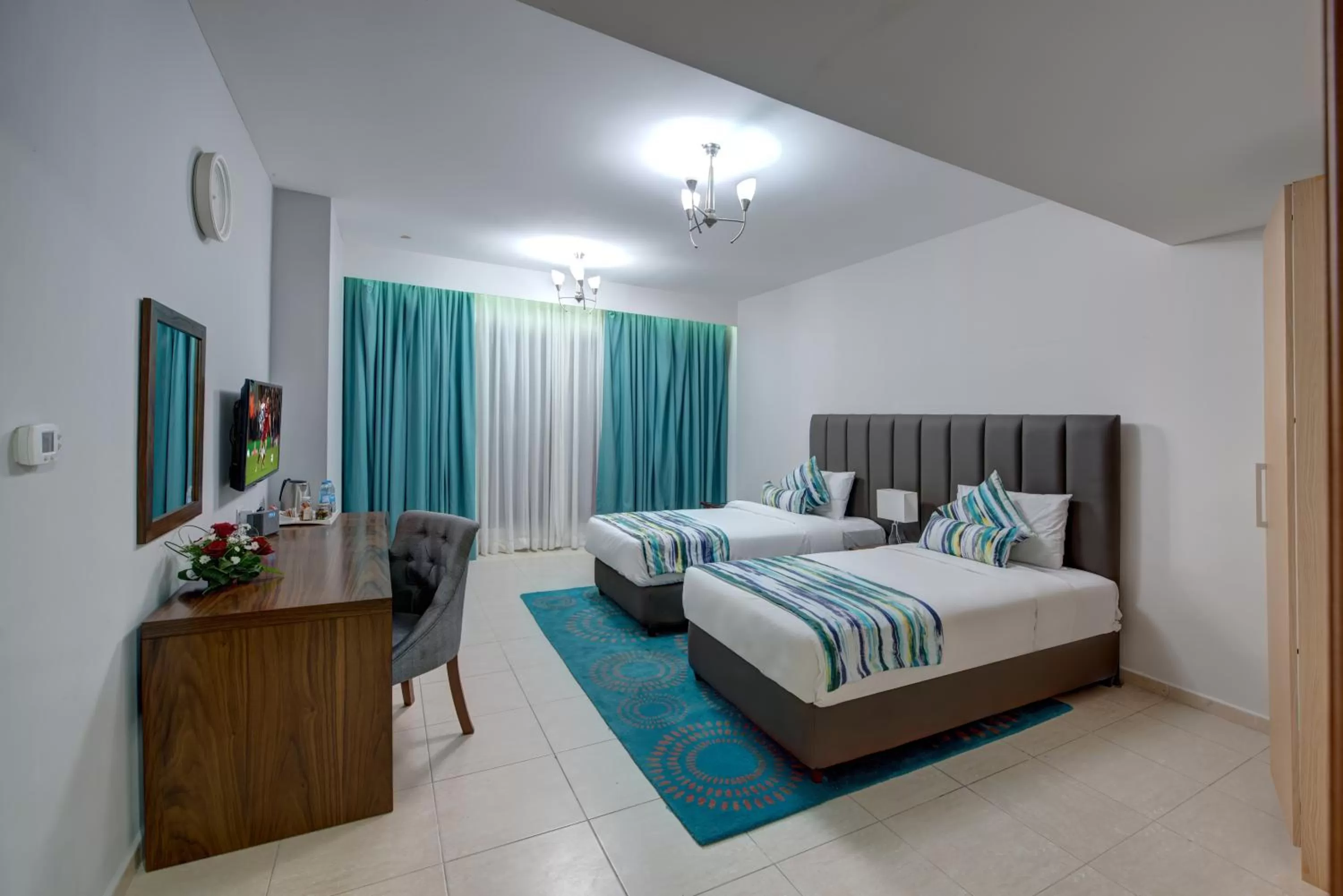 Bedroom, Bed in City Stay Beach Hotel Apartments - Marjan Island