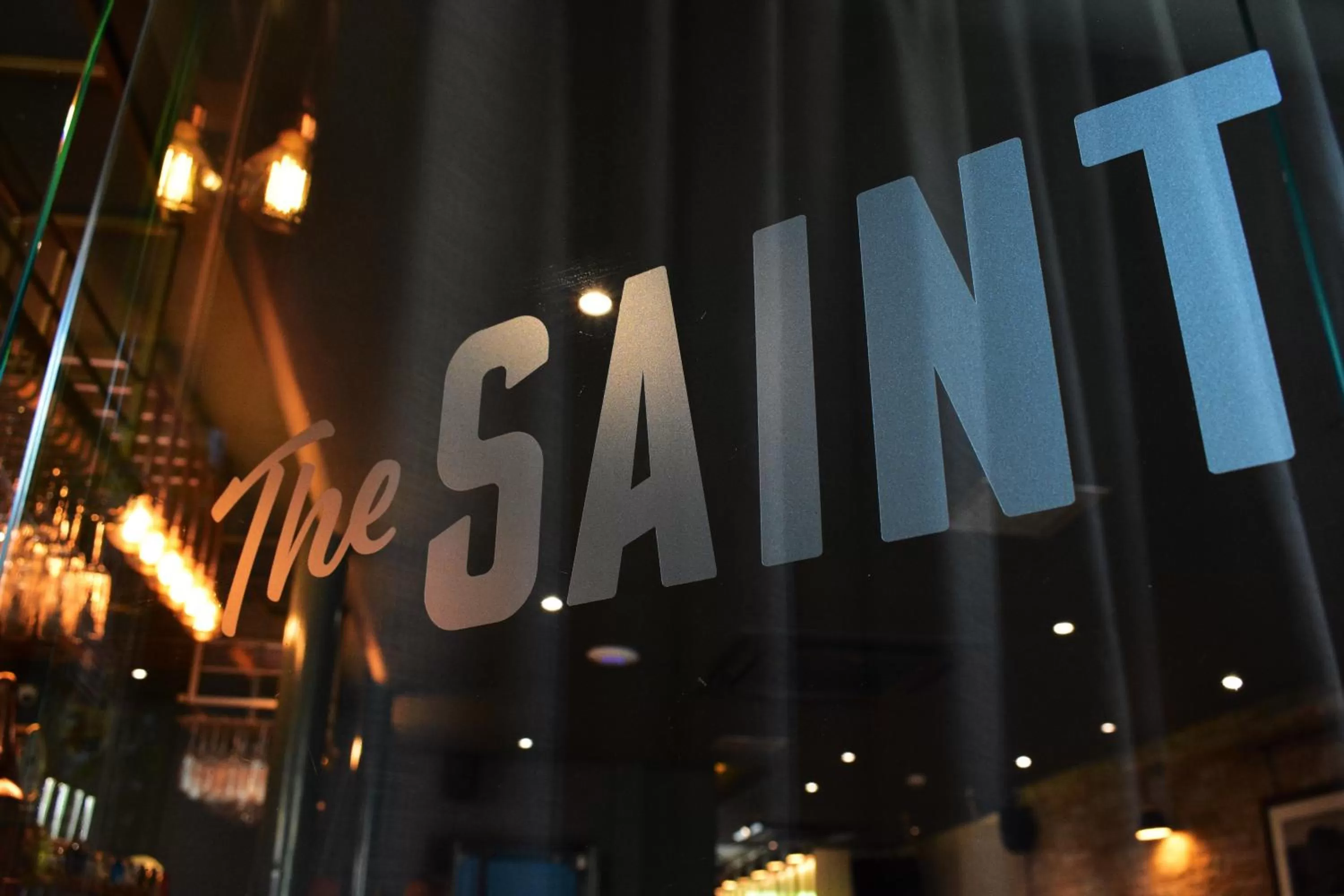 On site, Property Logo/Sign in Rooms at the Saint