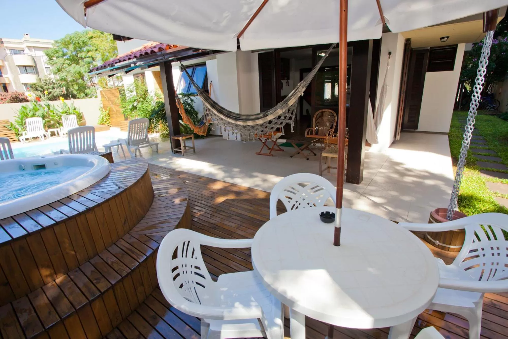 Patio in Beach House Floripa